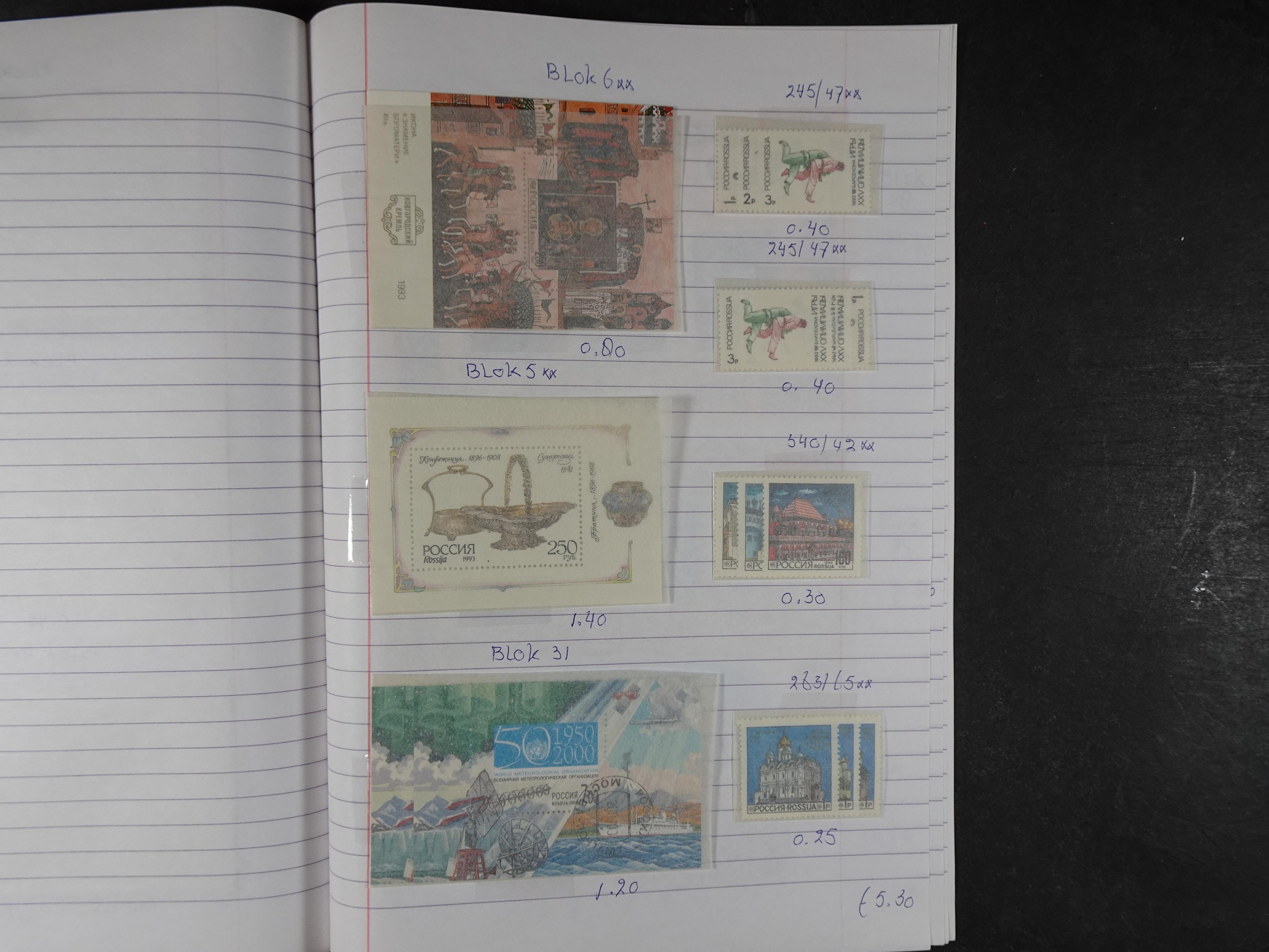 Mooie partij gelopen Rondzendboekjes.
Veel postfris.
Enorme restwaarde 495