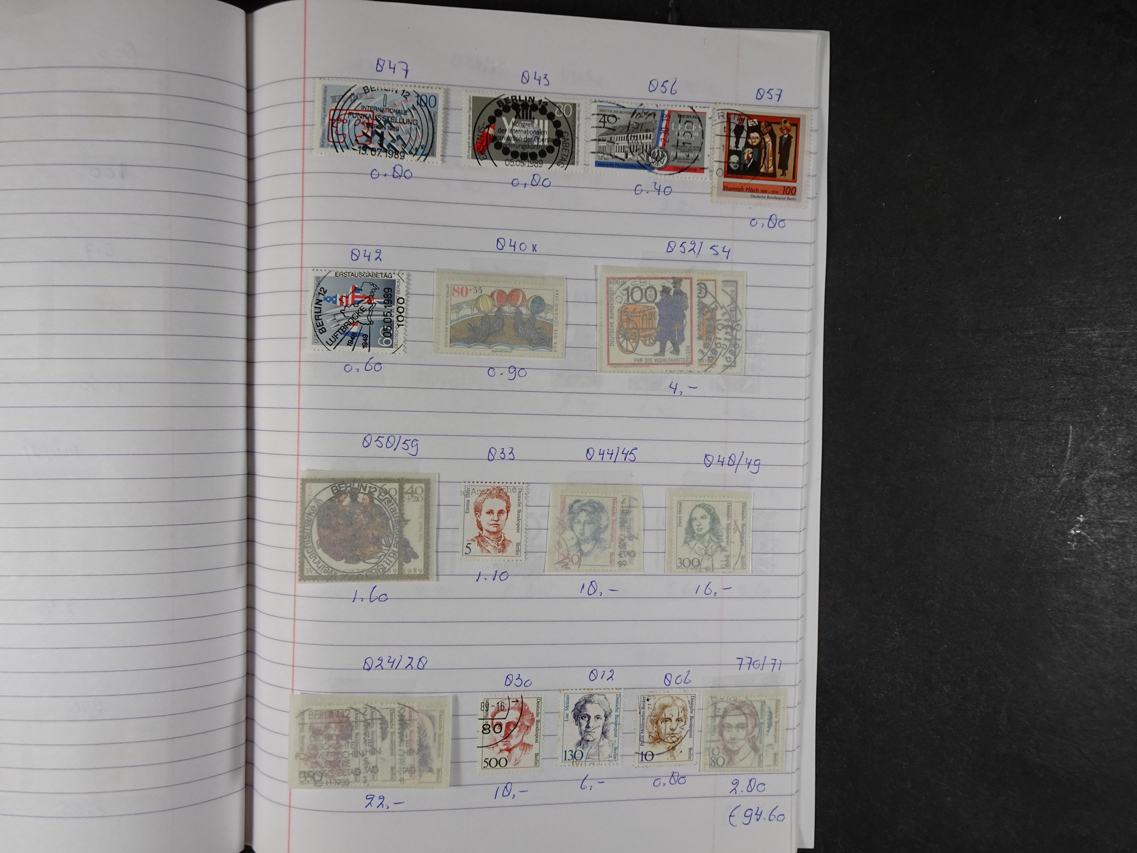 Mooie partij gelopen Rondzendboekjes.
Veel postfris.
Enorme restwaarde 525