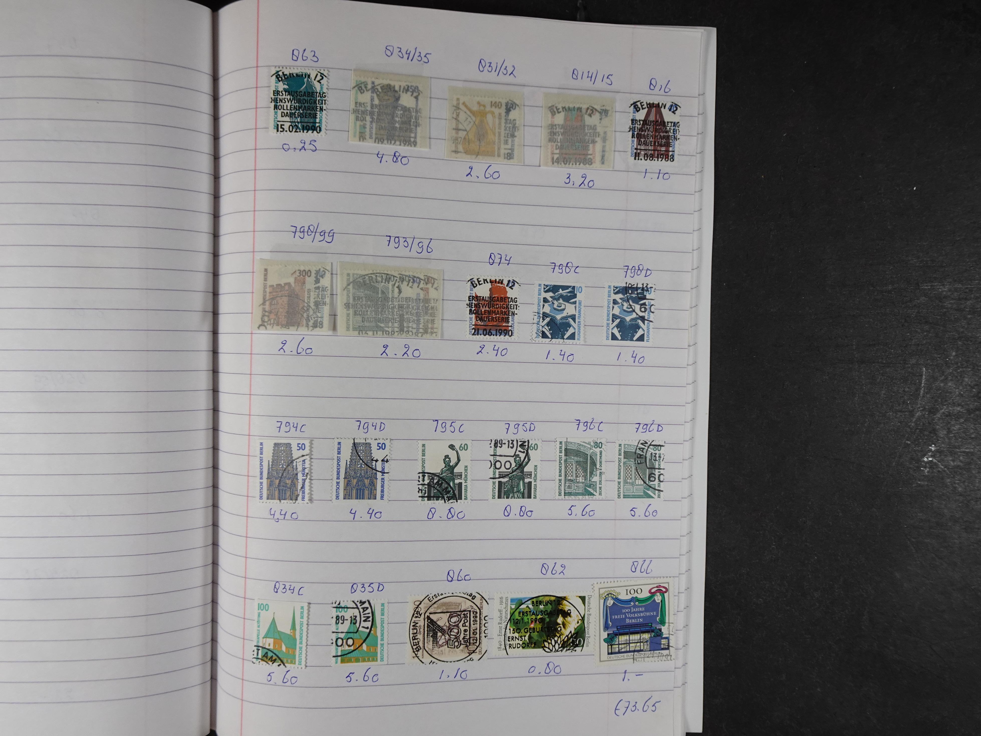 Mooie partij gelopen Rondzendboekjes.
Veel postfris.
Enorme restwaarde 526