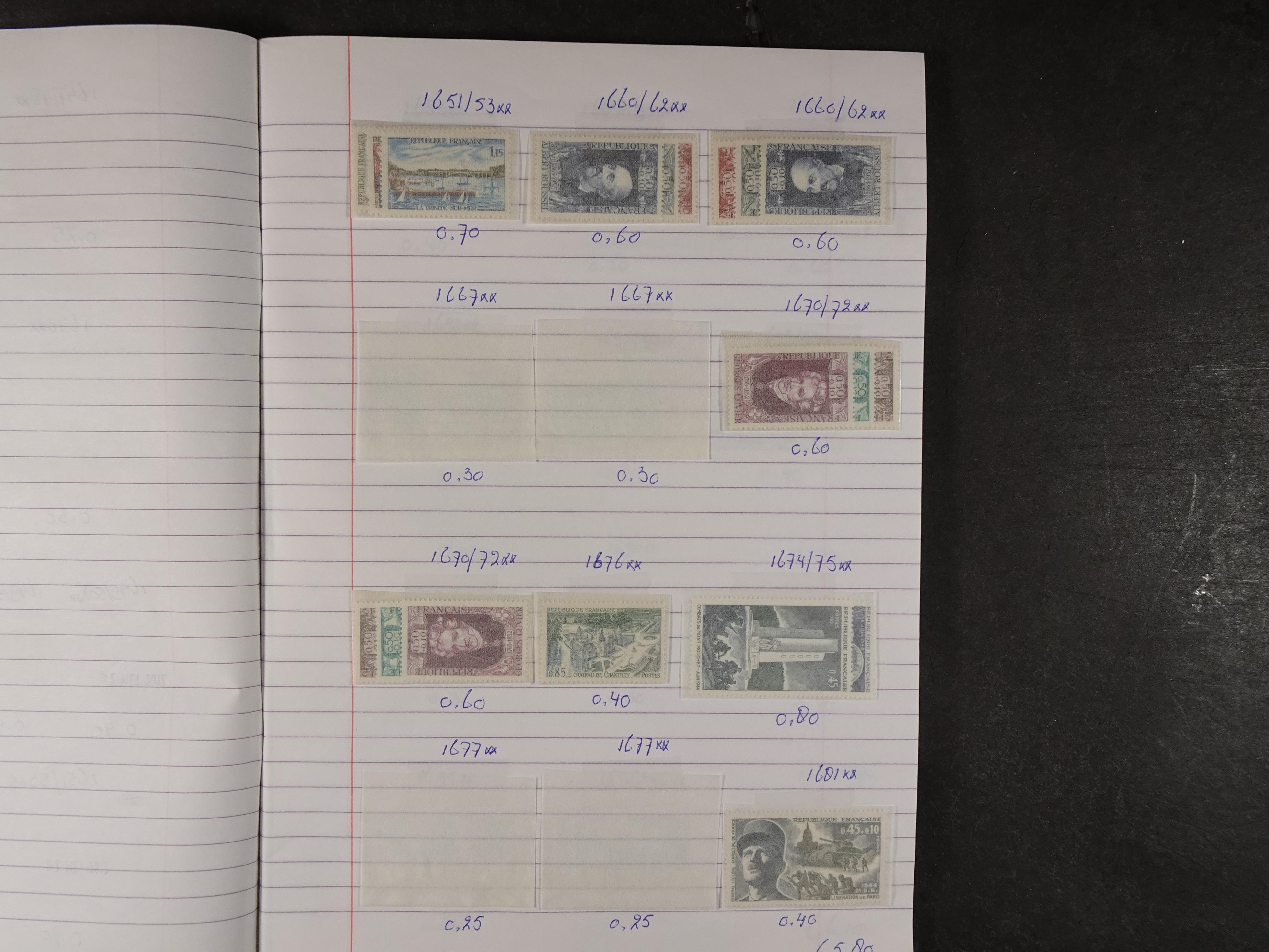 Mooie partij gelopen Rondzendboekjes.
Veel postfris.
Enorme restwaarde 539