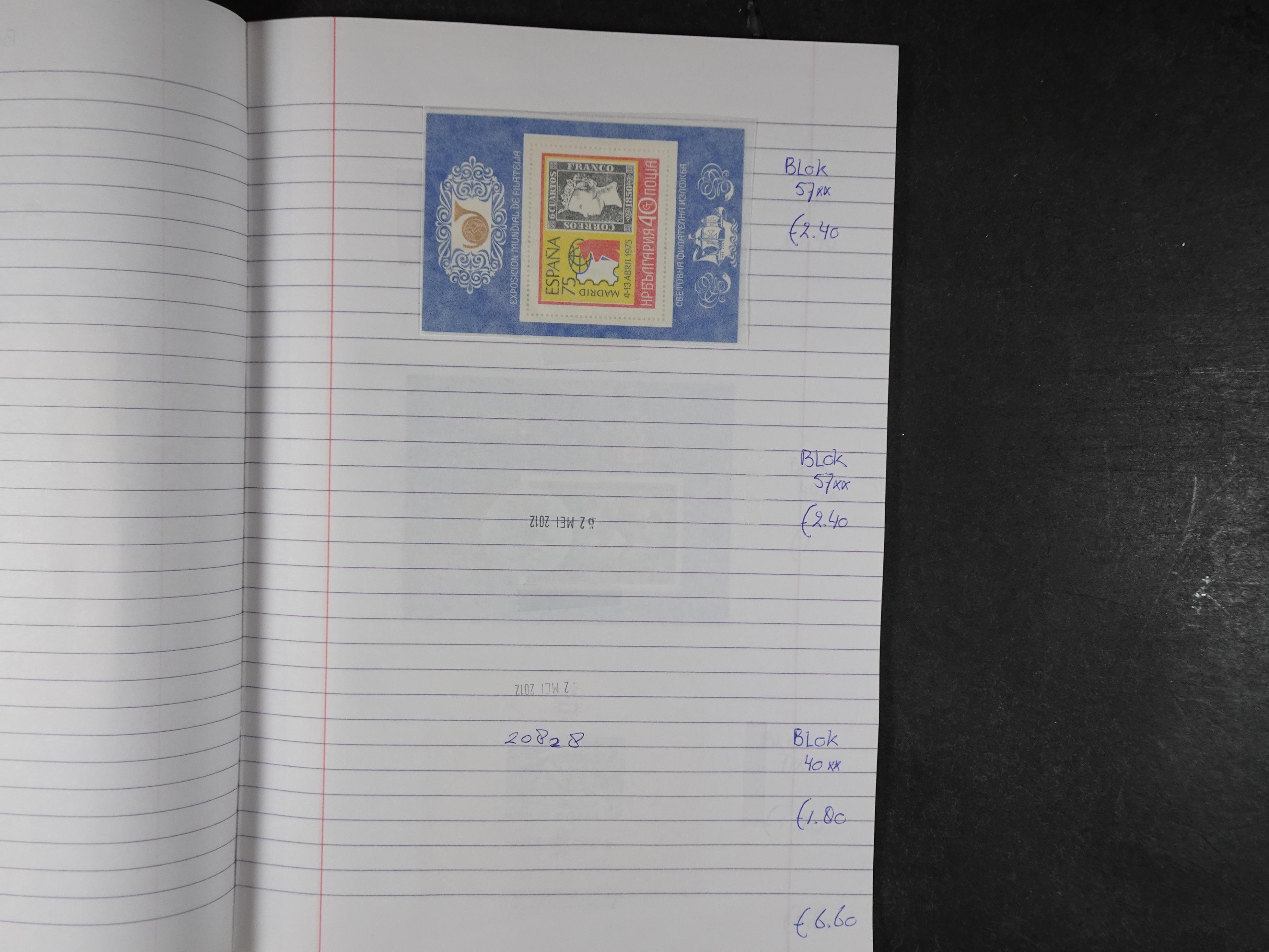 Mooie partij gelopen Rondzendboekjes.
Veel postfris.
Enorme restwaarde 556