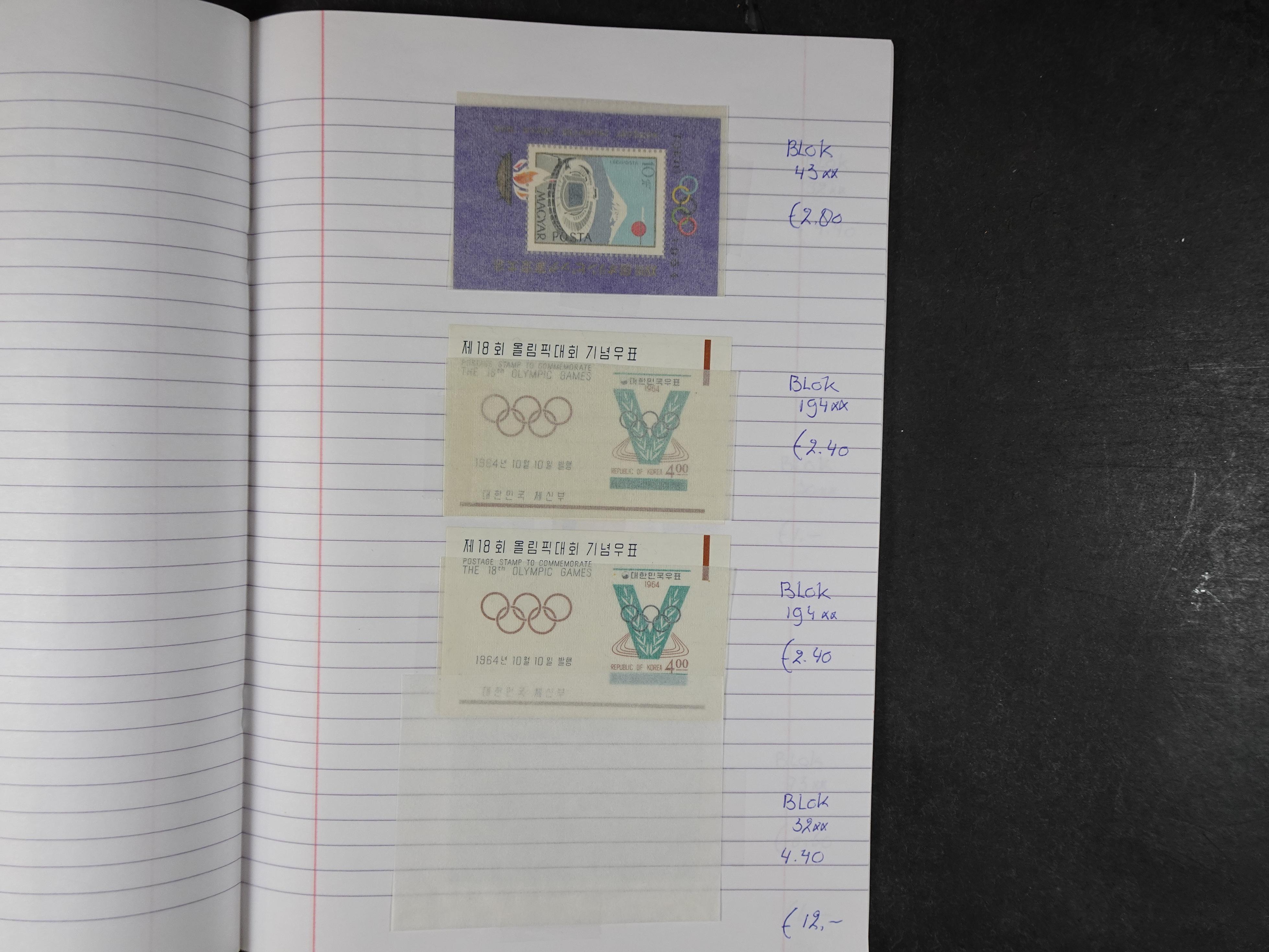 Mooie partij gelopen Rondzendboekjes.
Veel postfris.
Enorme restwaarde 558