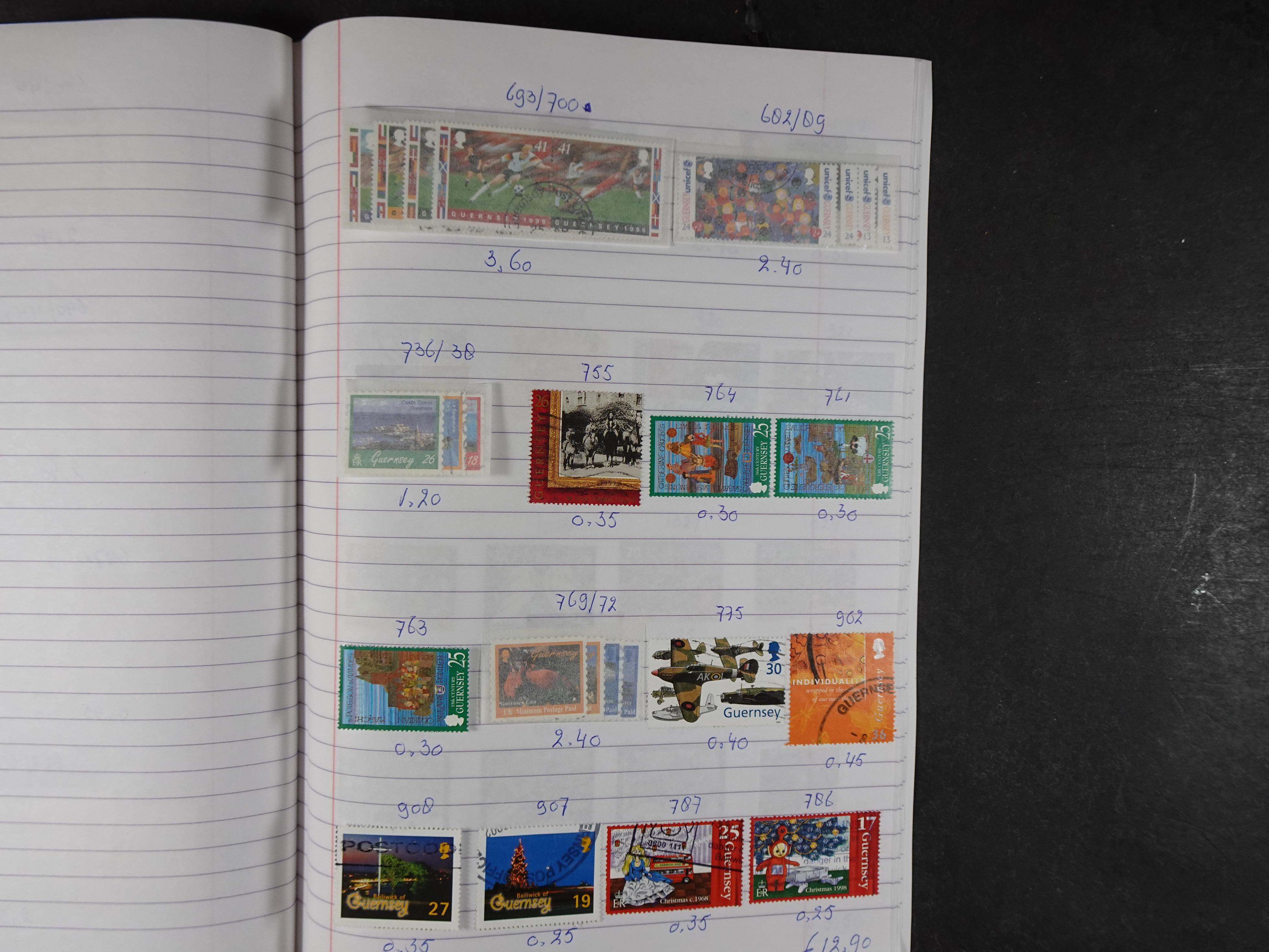 Mooie partij gelopen Rondzendboekjes.
Veel postfris.
Enorme restwaarde 565