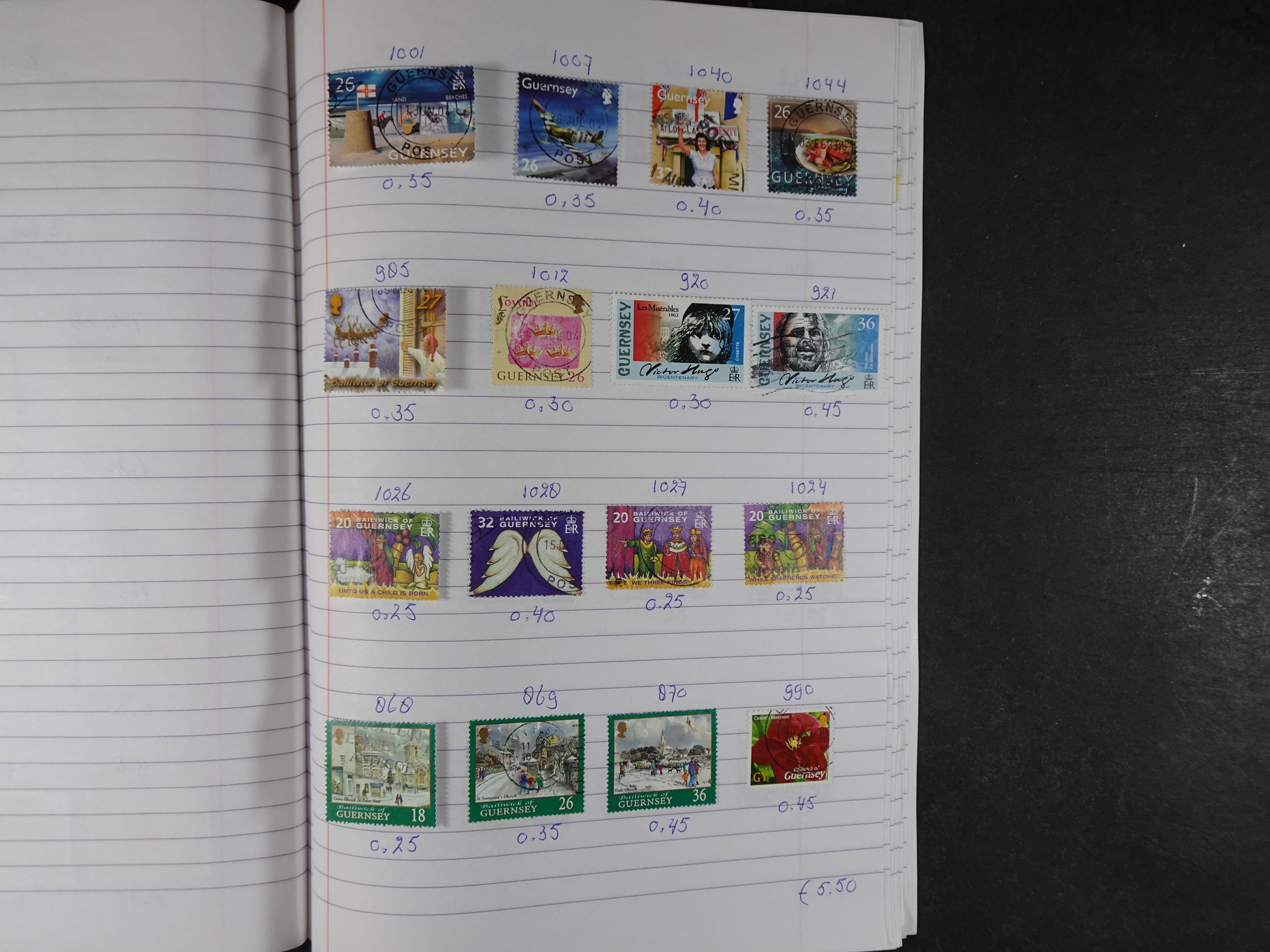 Mooie partij gelopen Rondzendboekjes.
Veel postfris.
Enorme restwaarde 566