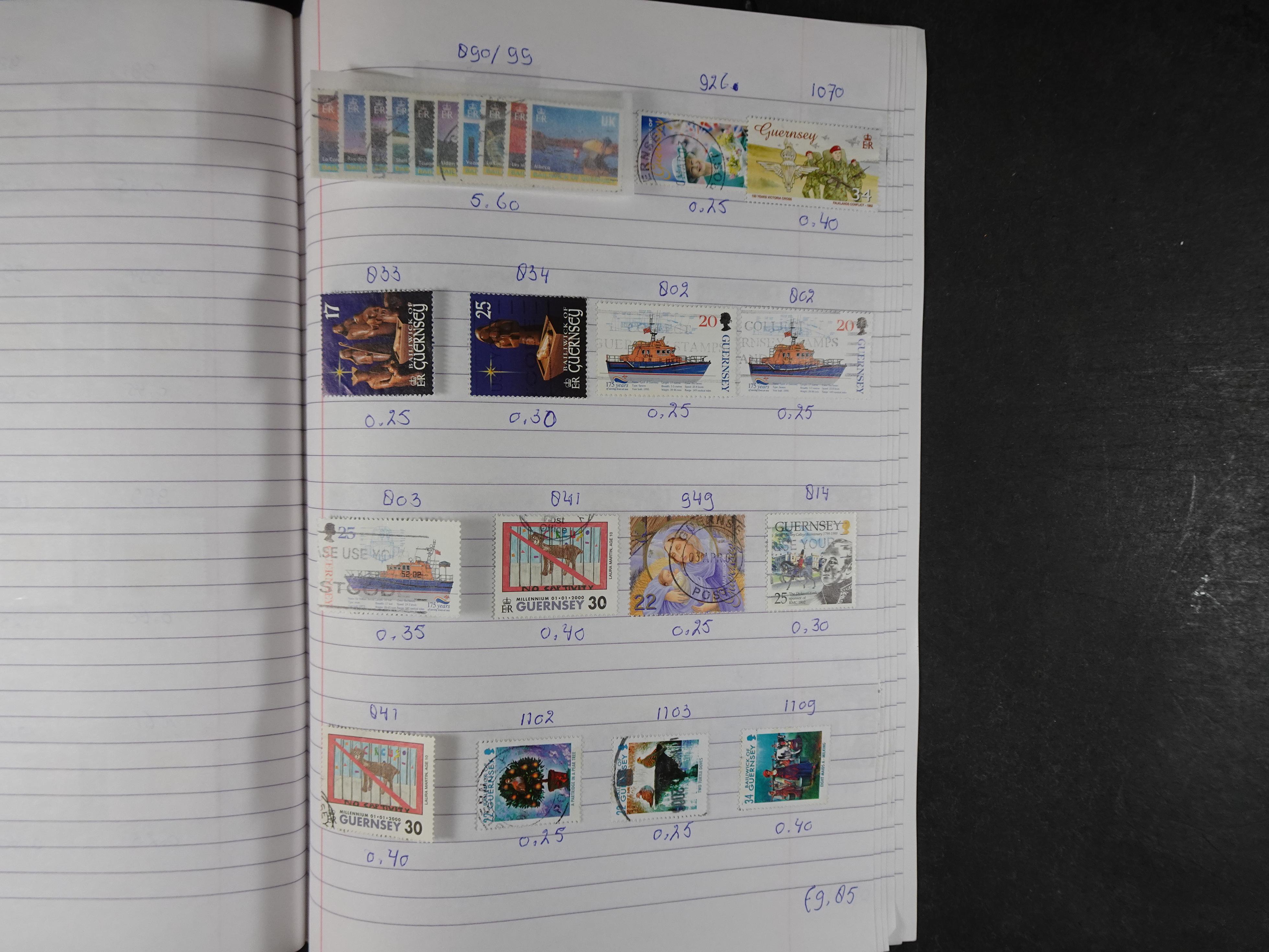 Mooie partij gelopen Rondzendboekjes.
Veel postfris.
Enorme restwaarde 568