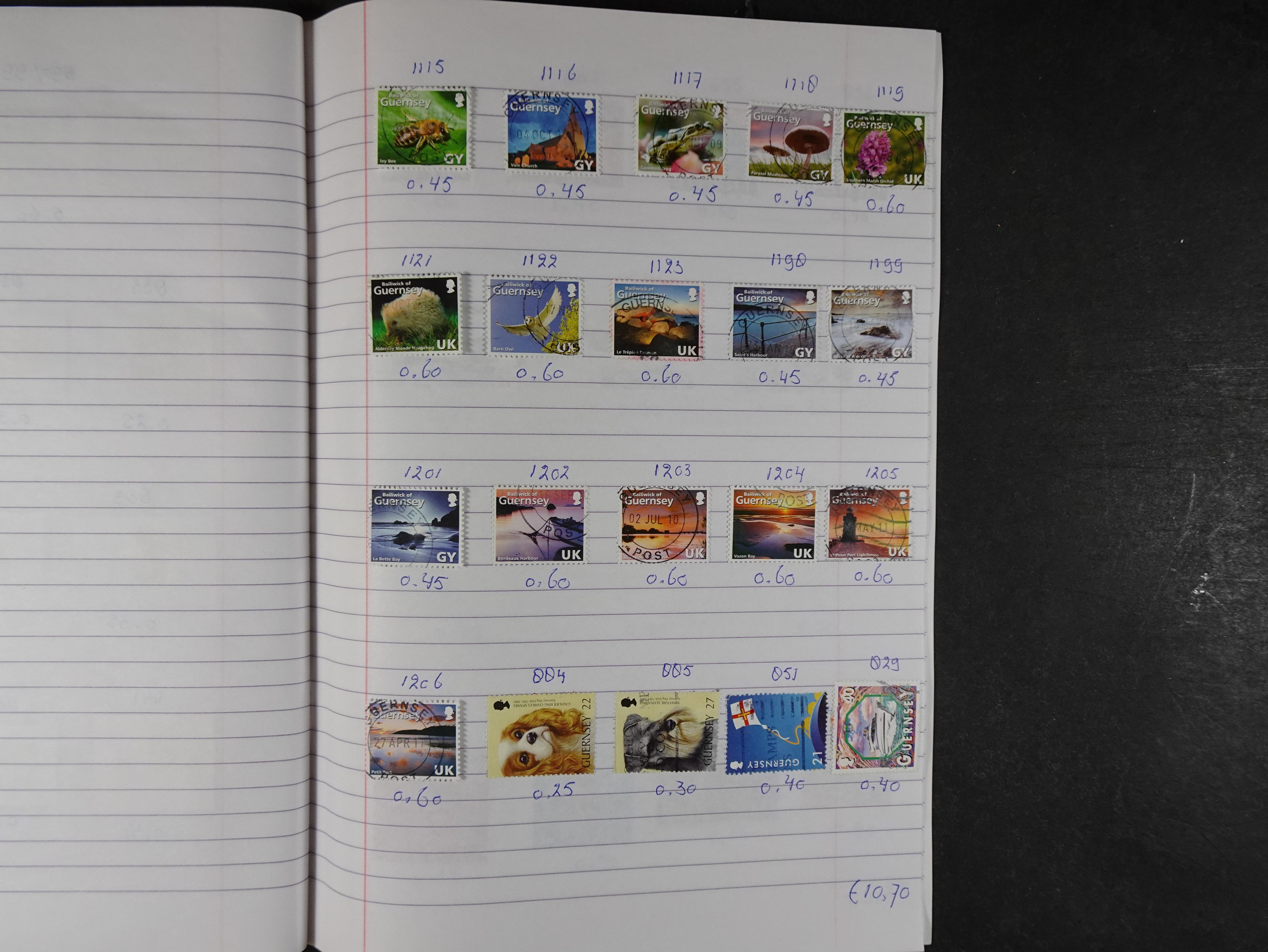 Mooie partij gelopen Rondzendboekjes.
Veel postfris.
Enorme restwaarde 569