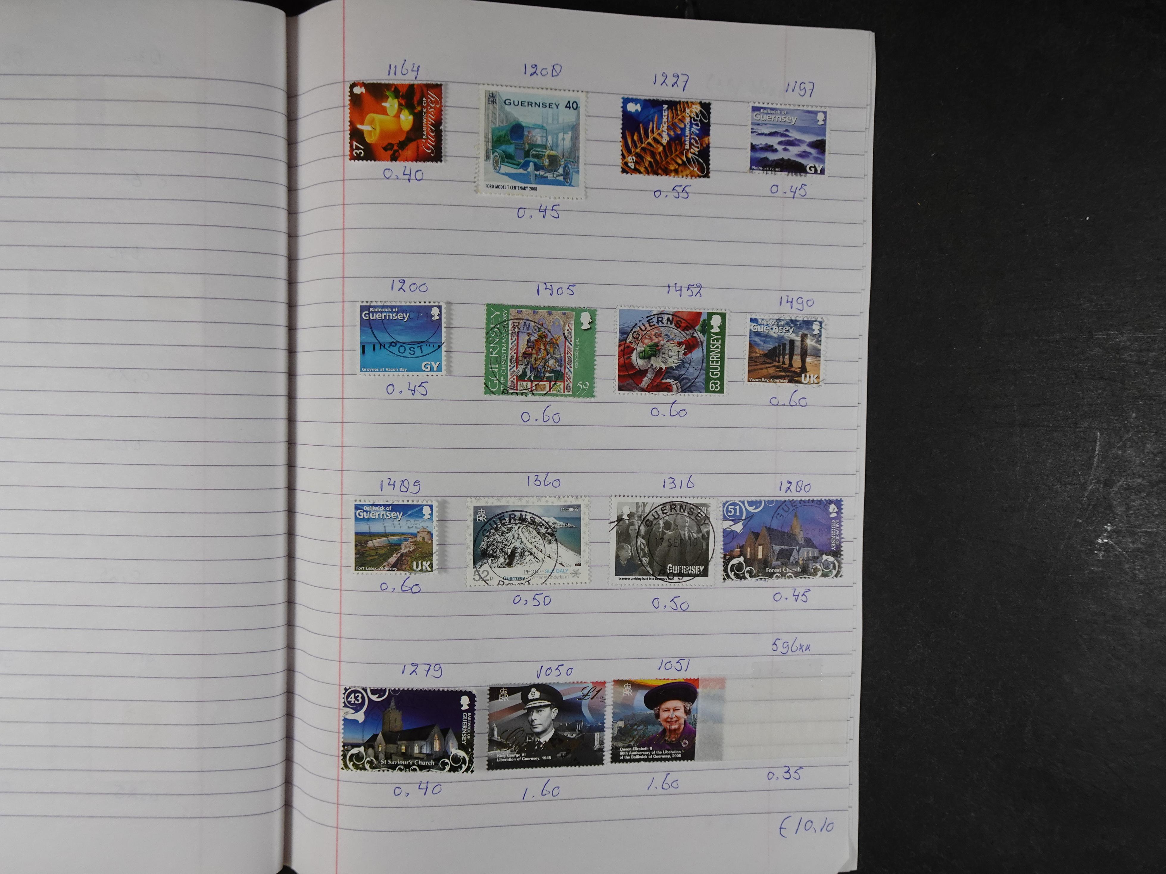 Mooie partij gelopen Rondzendboekjes.
Veel postfris.
Enorme restwaarde 571