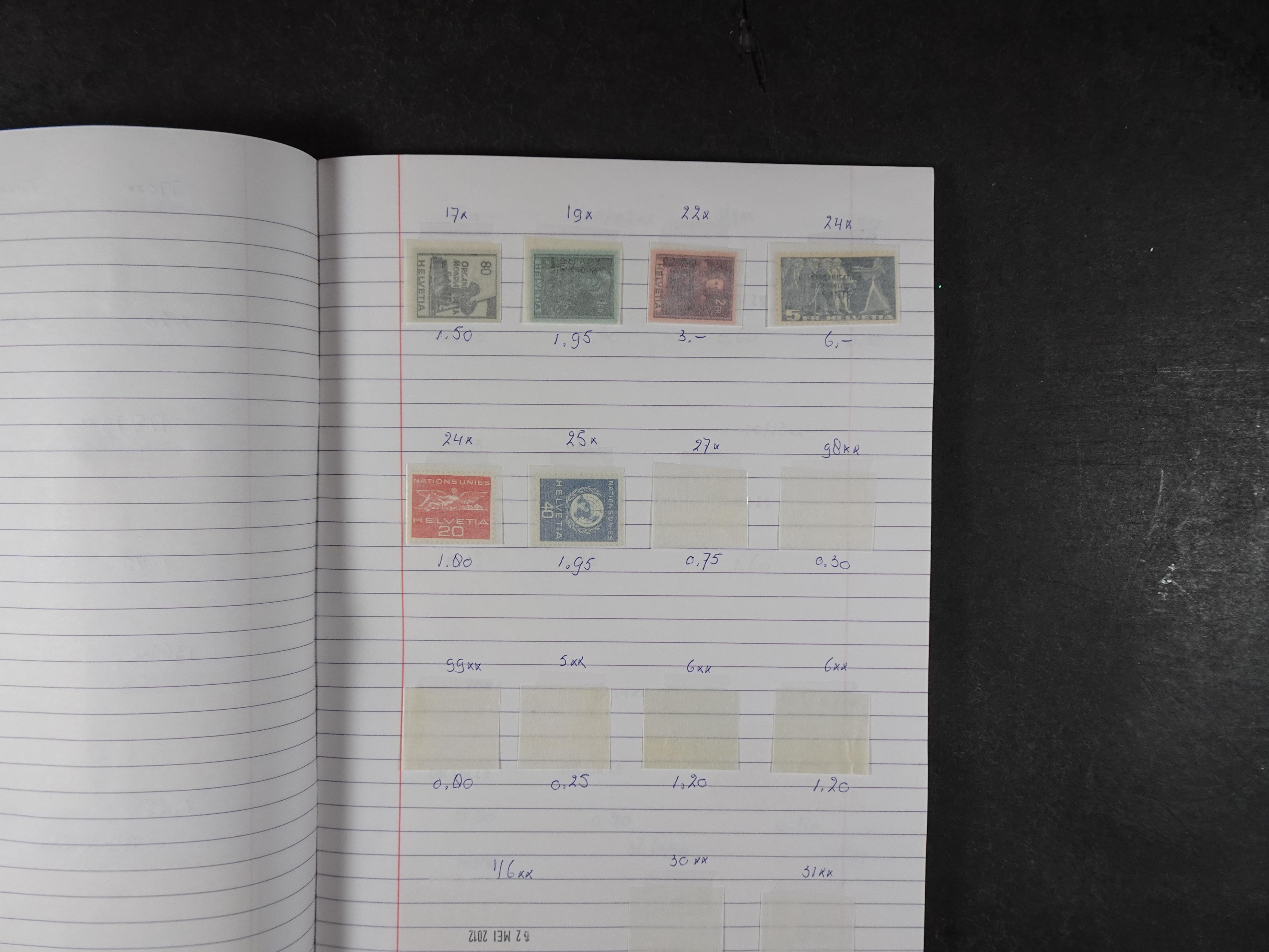 Mooie partij gelopen Rondzendboekjes.
Veel postfris.
Enorme restwaarde 615