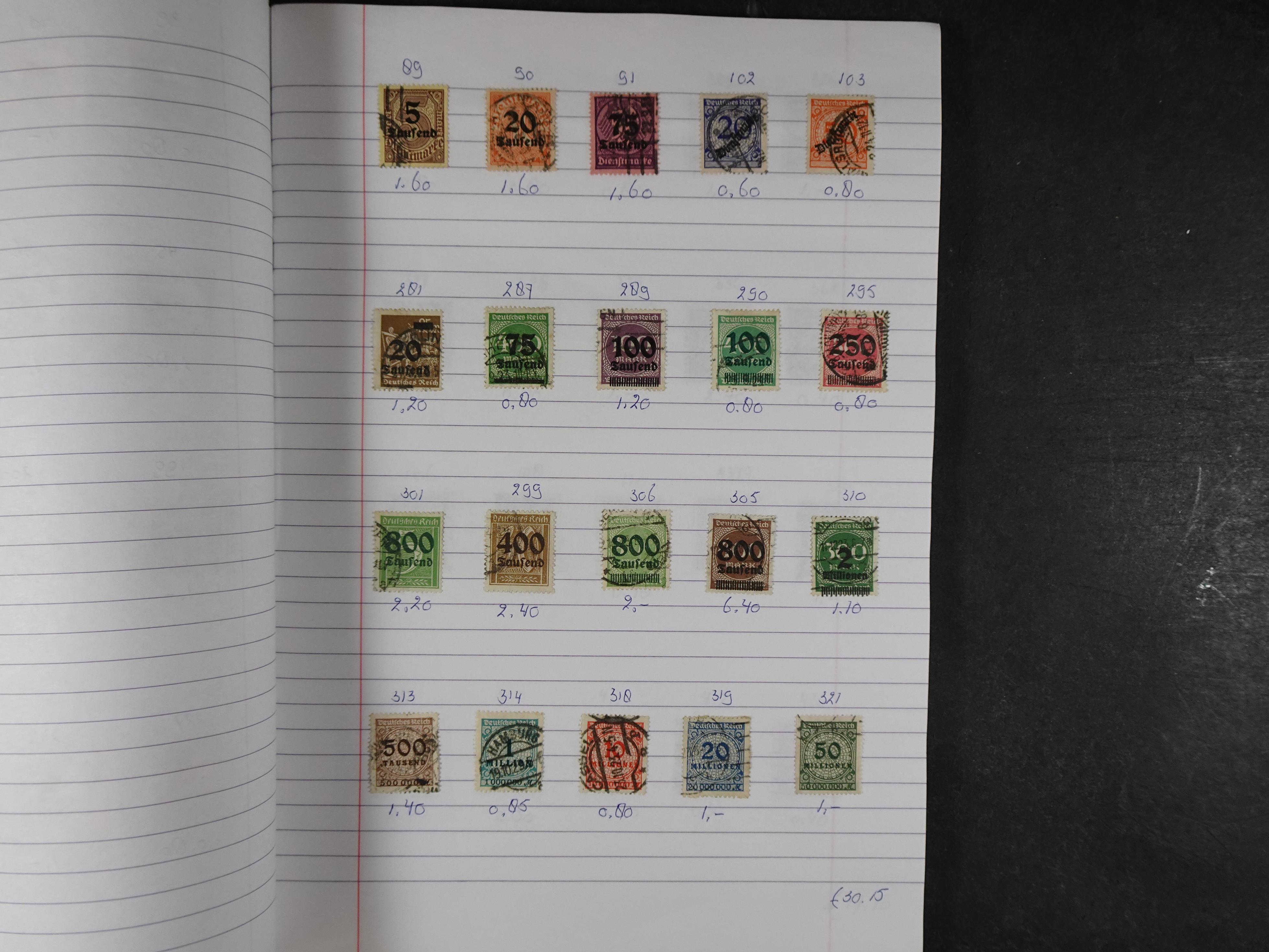 Mooie partij gelopen Rondzendboekjes.
Veel postfris.
Enorme restwaarde 643