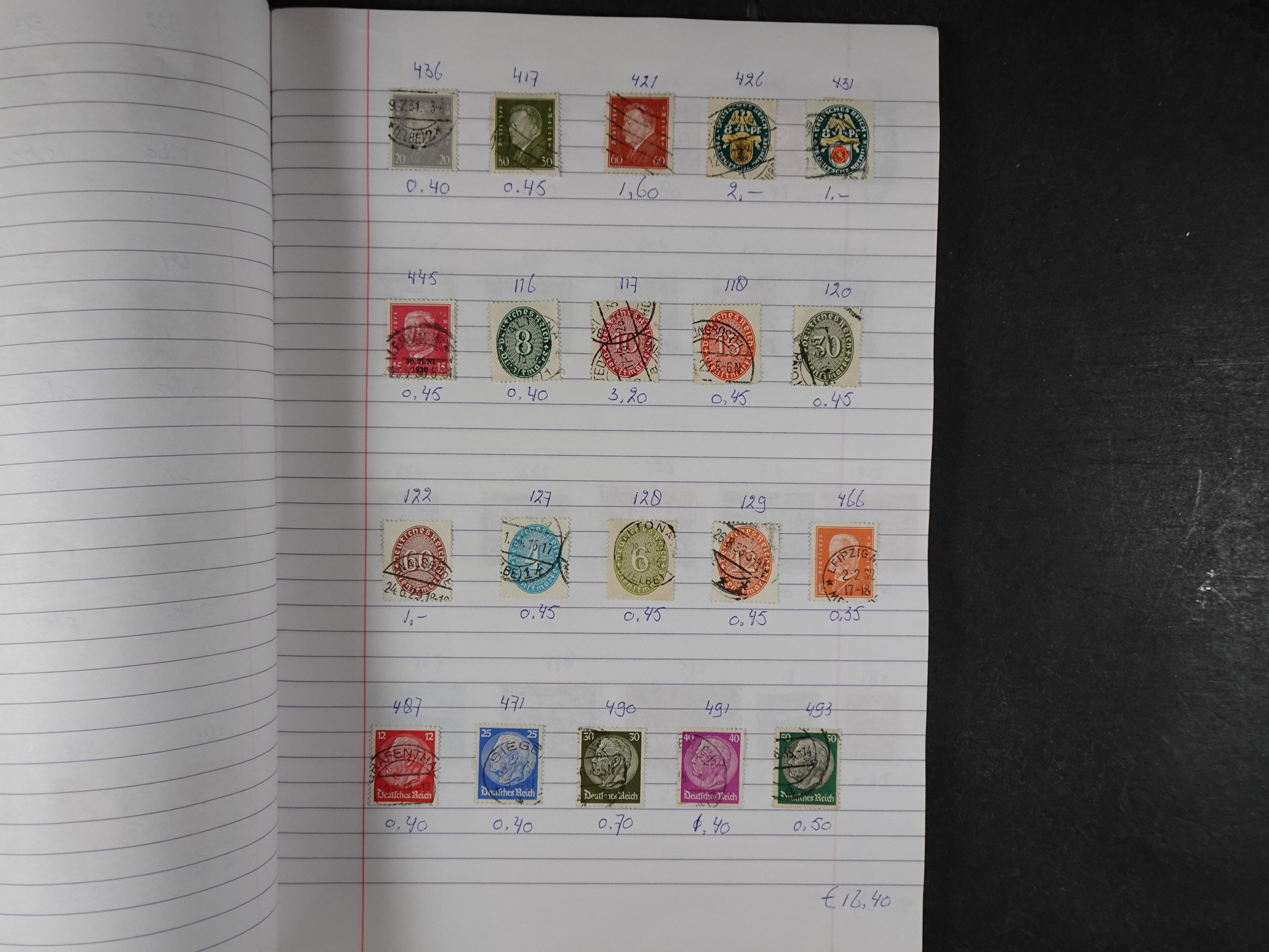 Mooie partij gelopen Rondzendboekjes.
Veel postfris.
Enorme restwaarde 645