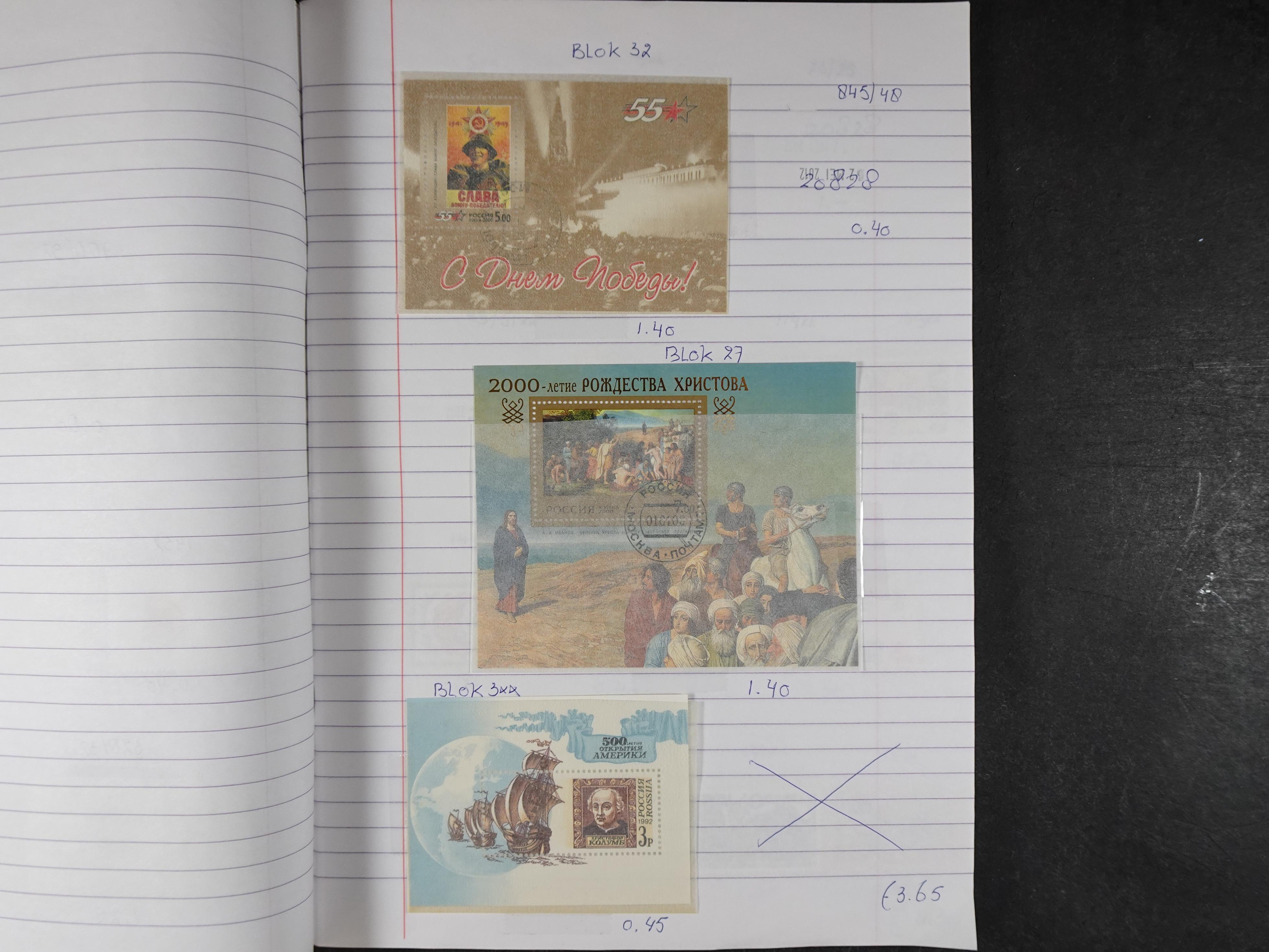 Mooie partij gelopen Rondzendboekjes.
Veel postfris.
Enorme restwaarde 679