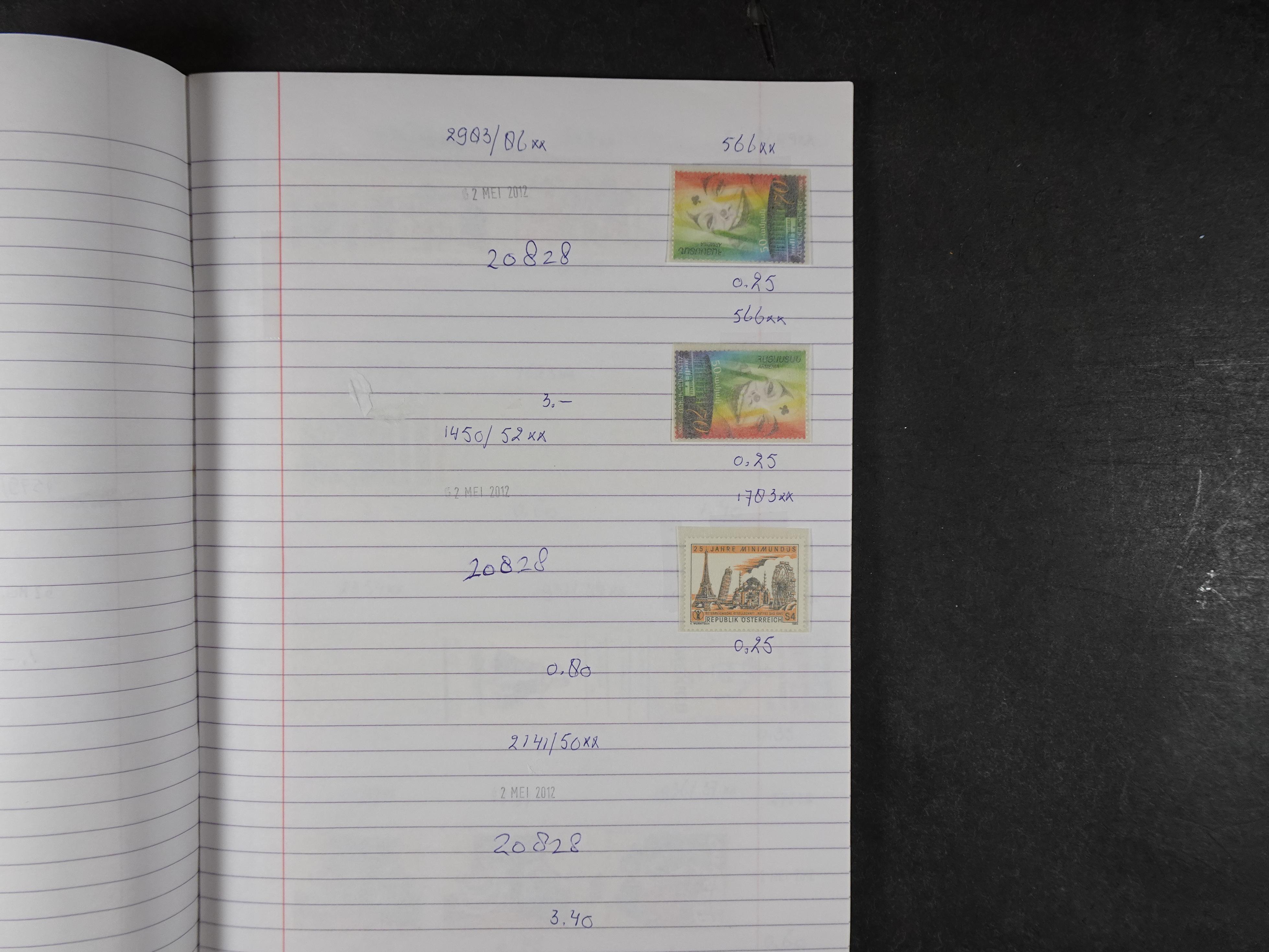 Mooie partij gelopen Rondzendboekjes.
Veel postfris.
Enorme restwaarde 688