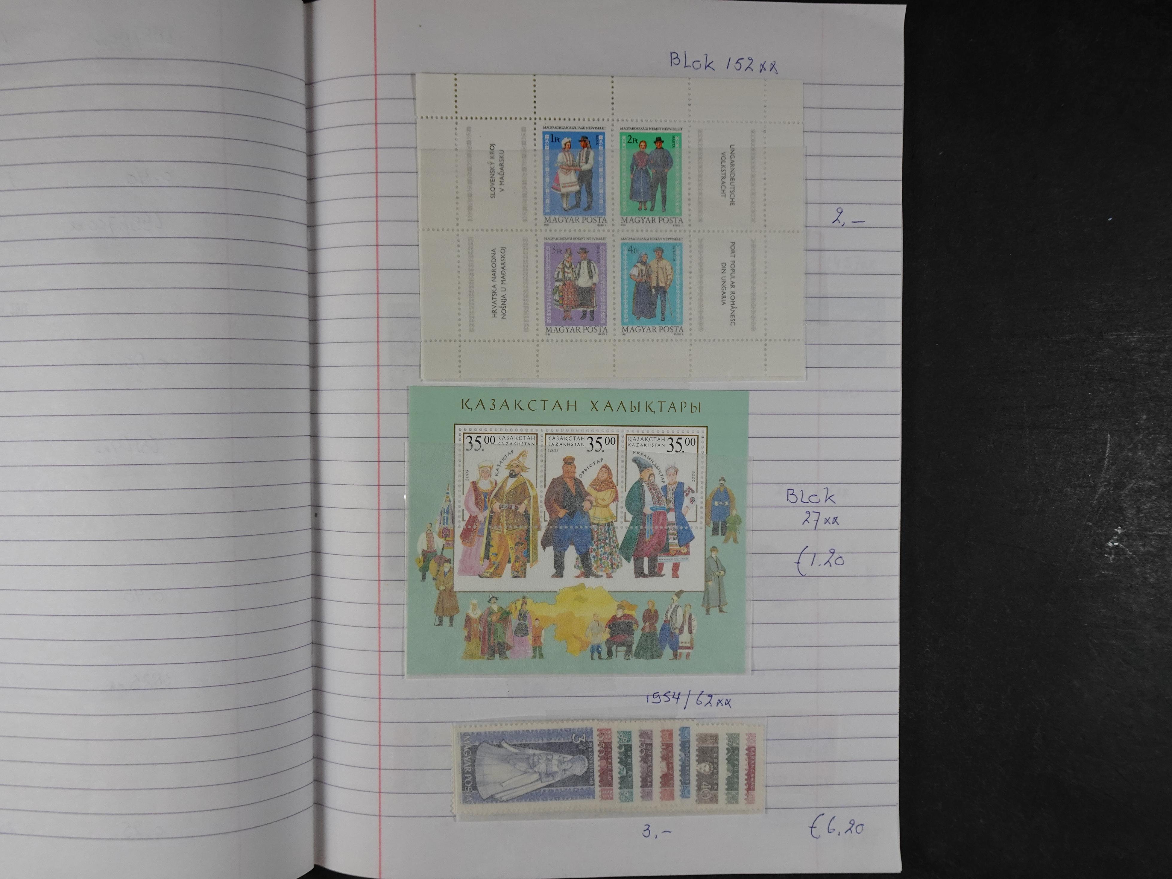 Mooie partij gelopen Rondzendboekjes.
Veel postfris.
Enorme restwaarde 696