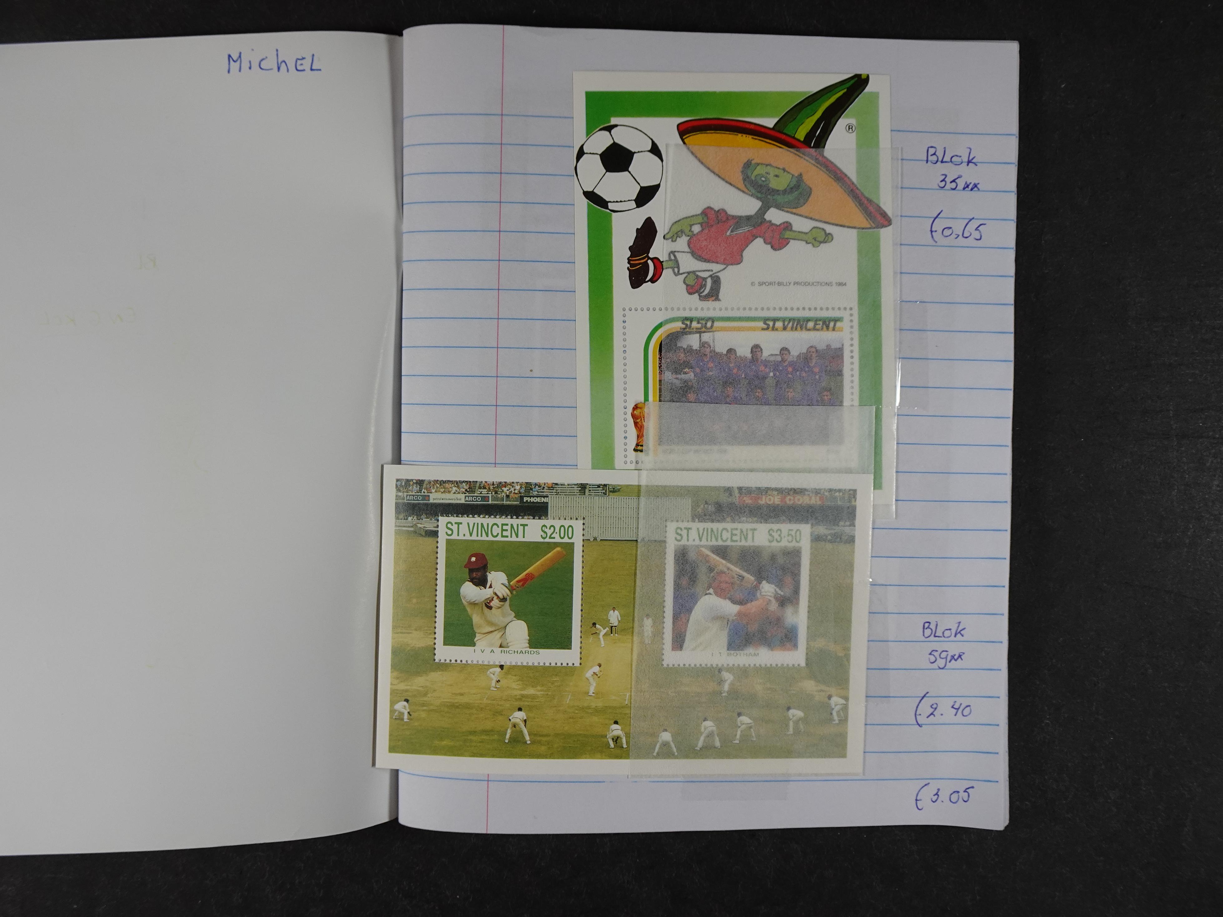 Mooie partij gelopen Rondzendboekjes.
Veel postfris.
Enorme restwaarde 716