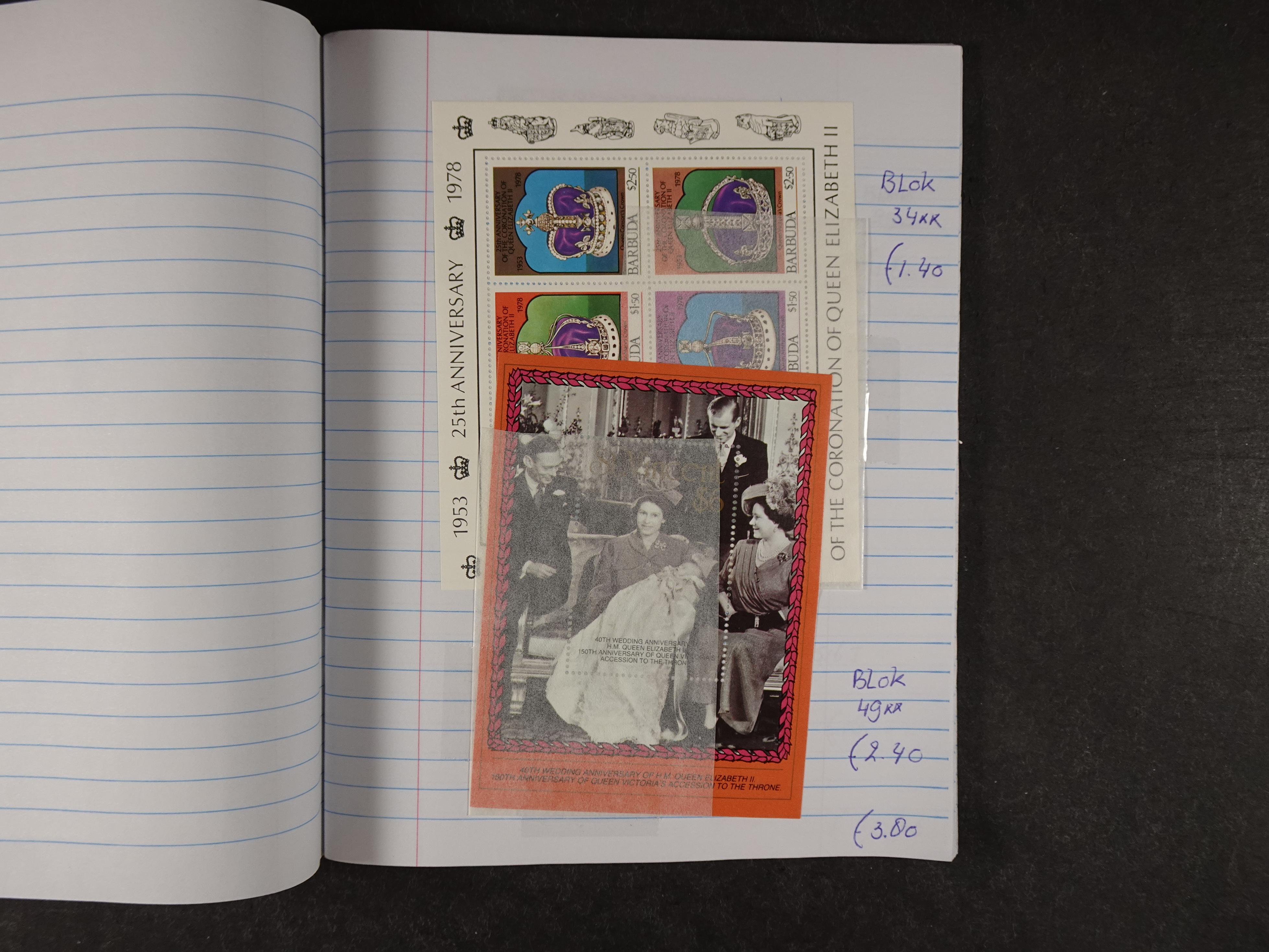 Mooie partij gelopen Rondzendboekjes.
Veel postfris.
Enorme restwaarde 719