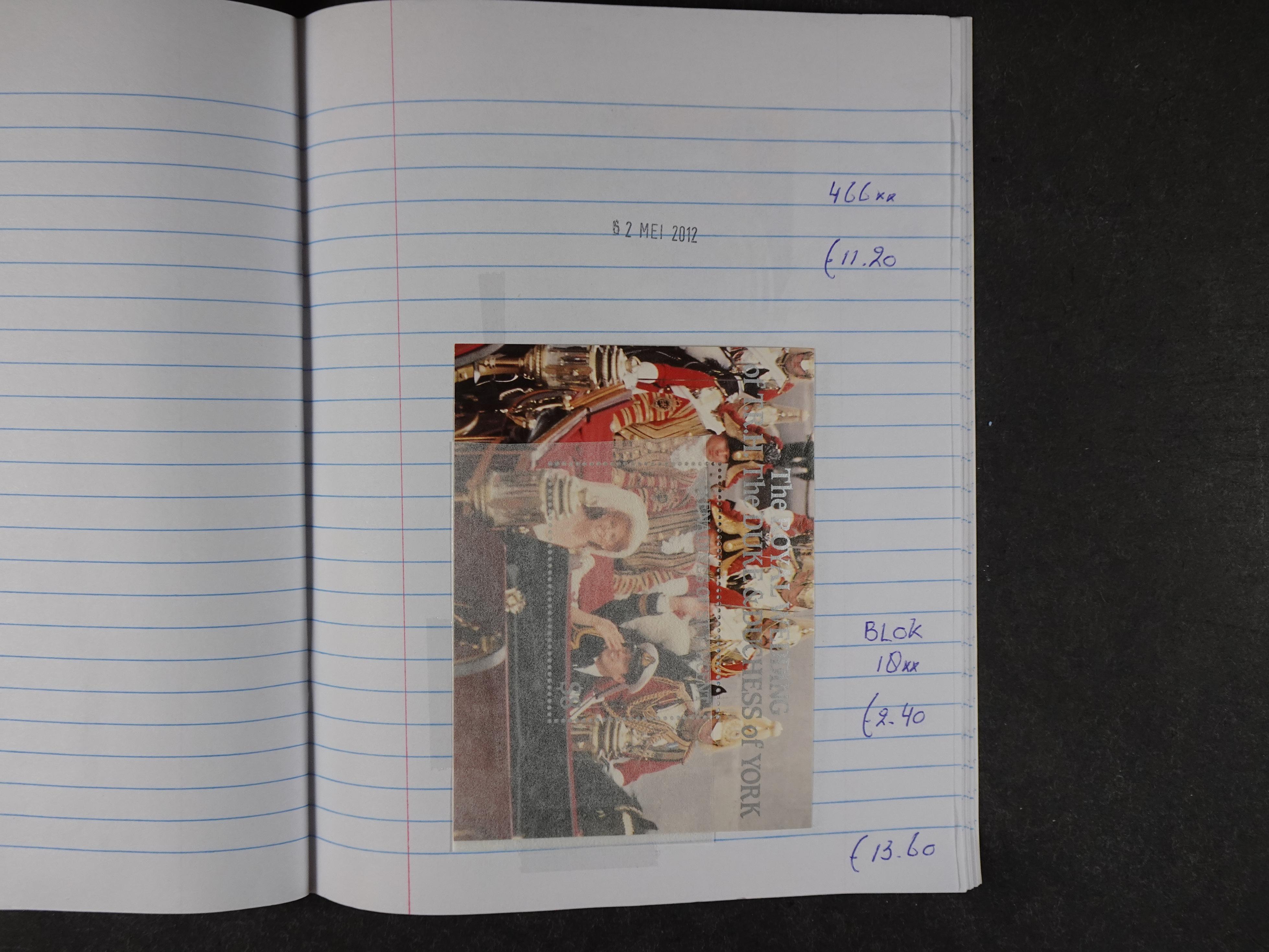 Mooie partij gelopen Rondzendboekjes.
Veel postfris.
Enorme restwaarde 734