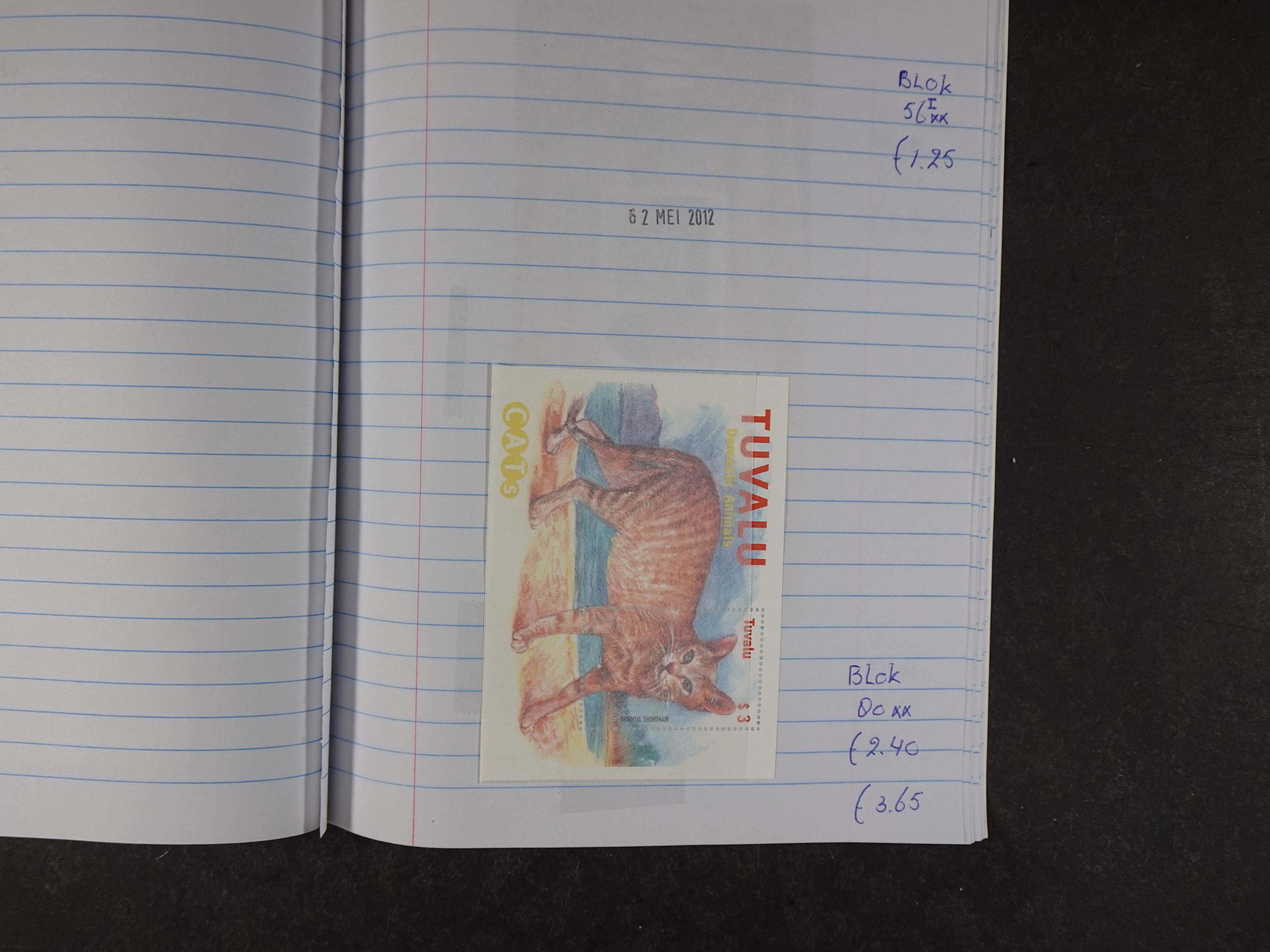 Mooie partij gelopen Rondzendboekjes.
Veel postfris.
Enorme restwaarde 740