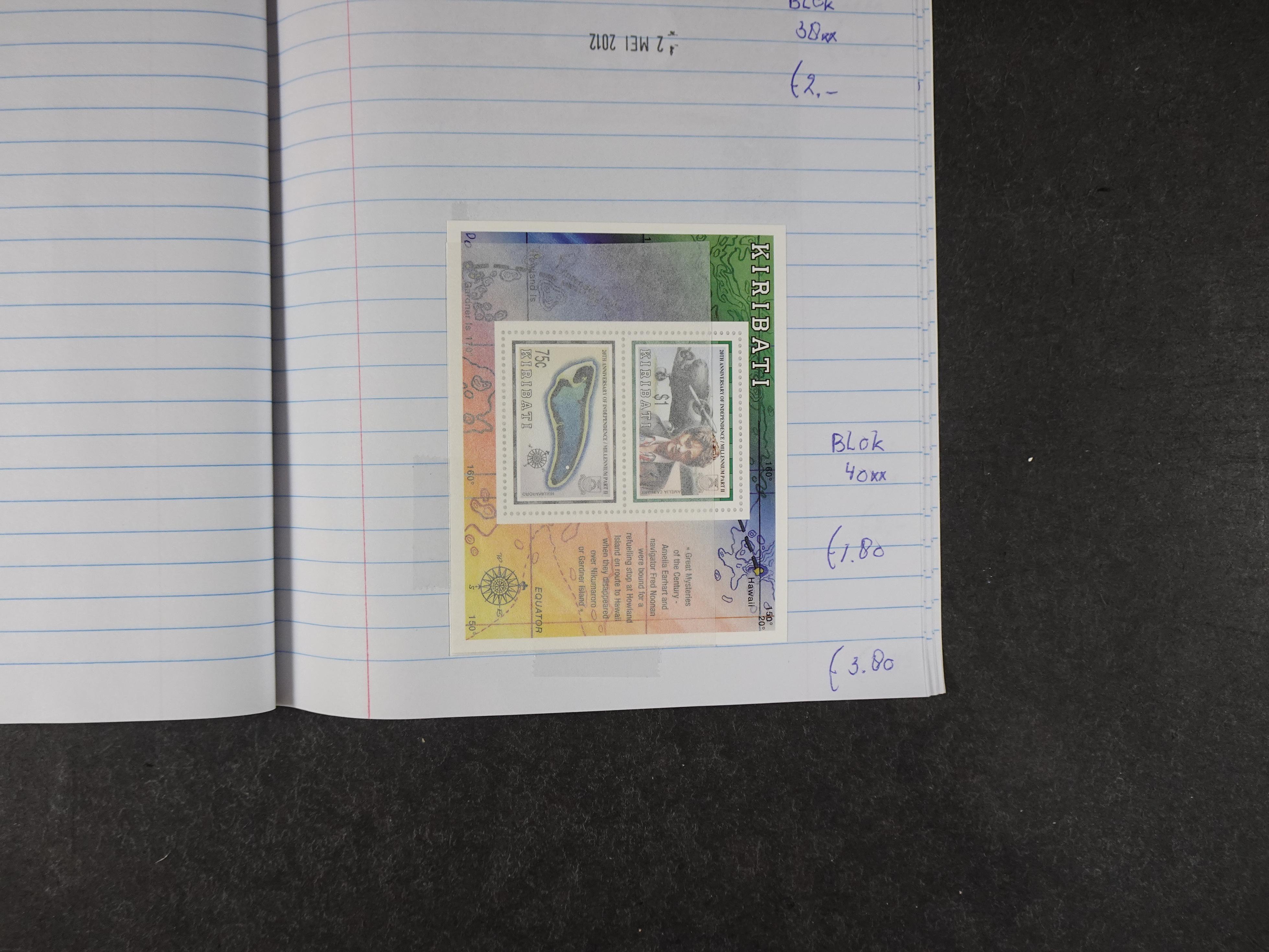 Mooie partij gelopen Rondzendboekjes.
Veel postfris.
Enorme restwaarde 742