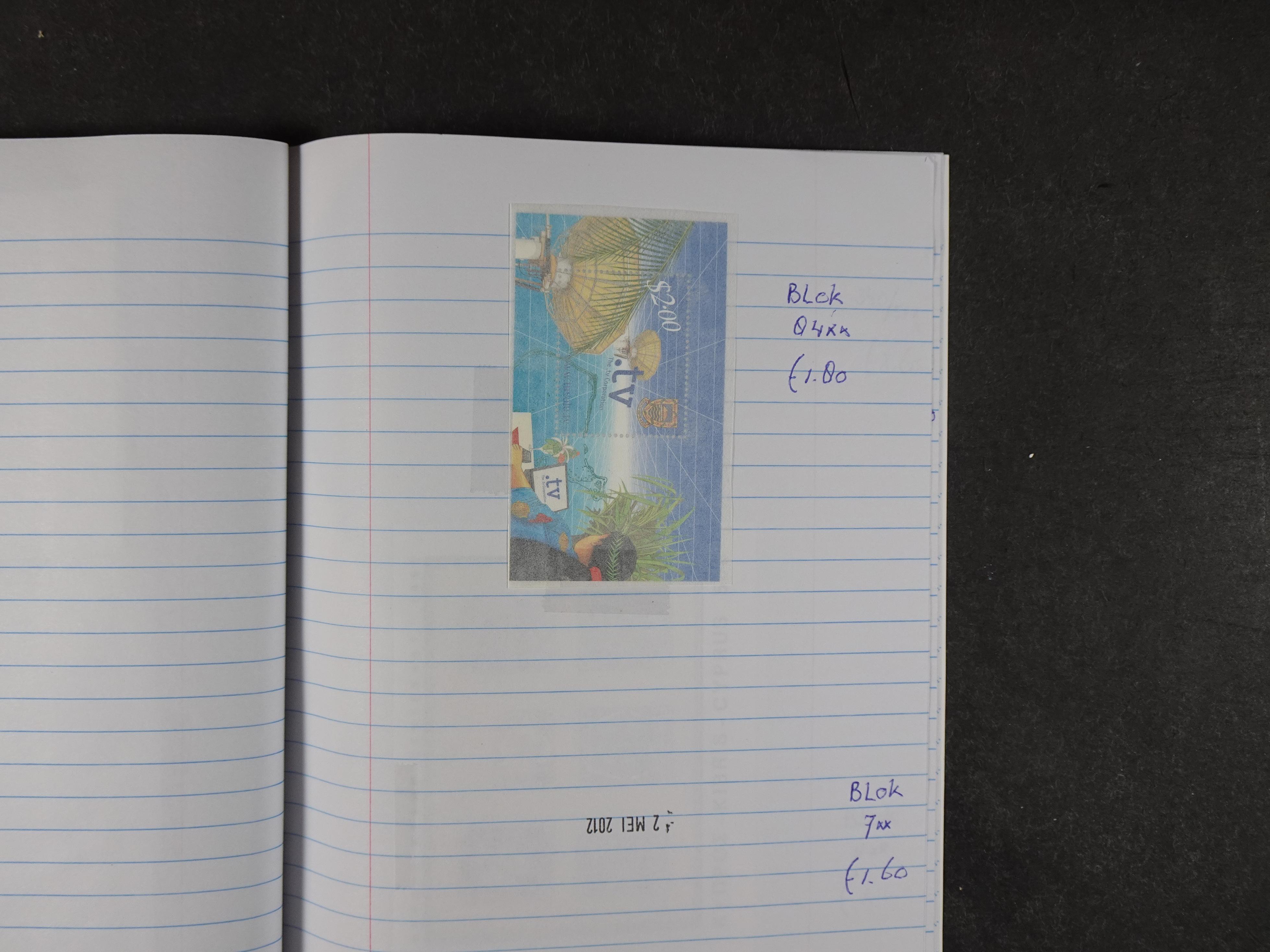 Mooie partij gelopen Rondzendboekjes.
Veel postfris.
Enorme restwaarde 744