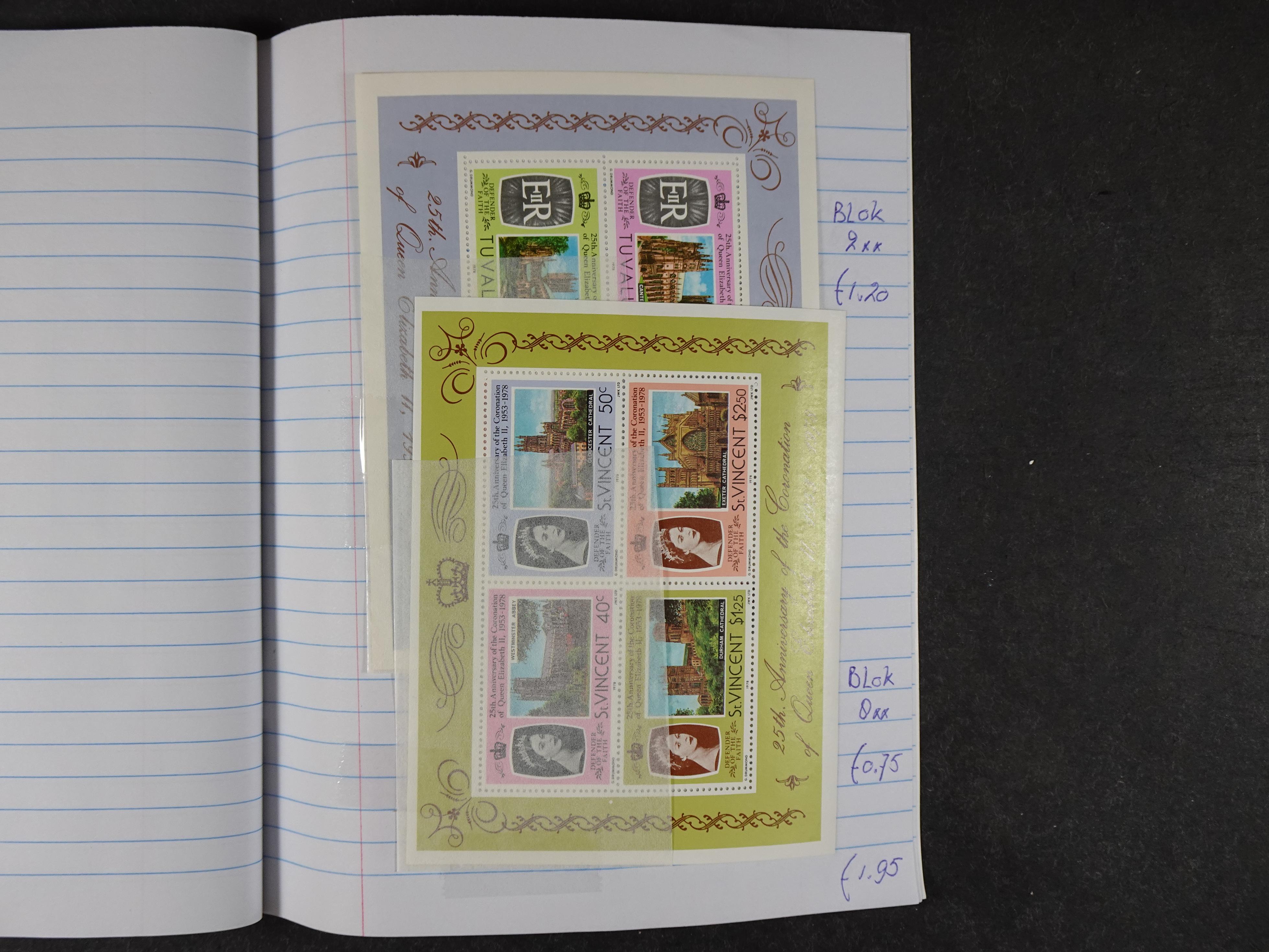 Mooie partij gelopen Rondzendboekjes.
Veel postfris.
Enorme restwaarde 748