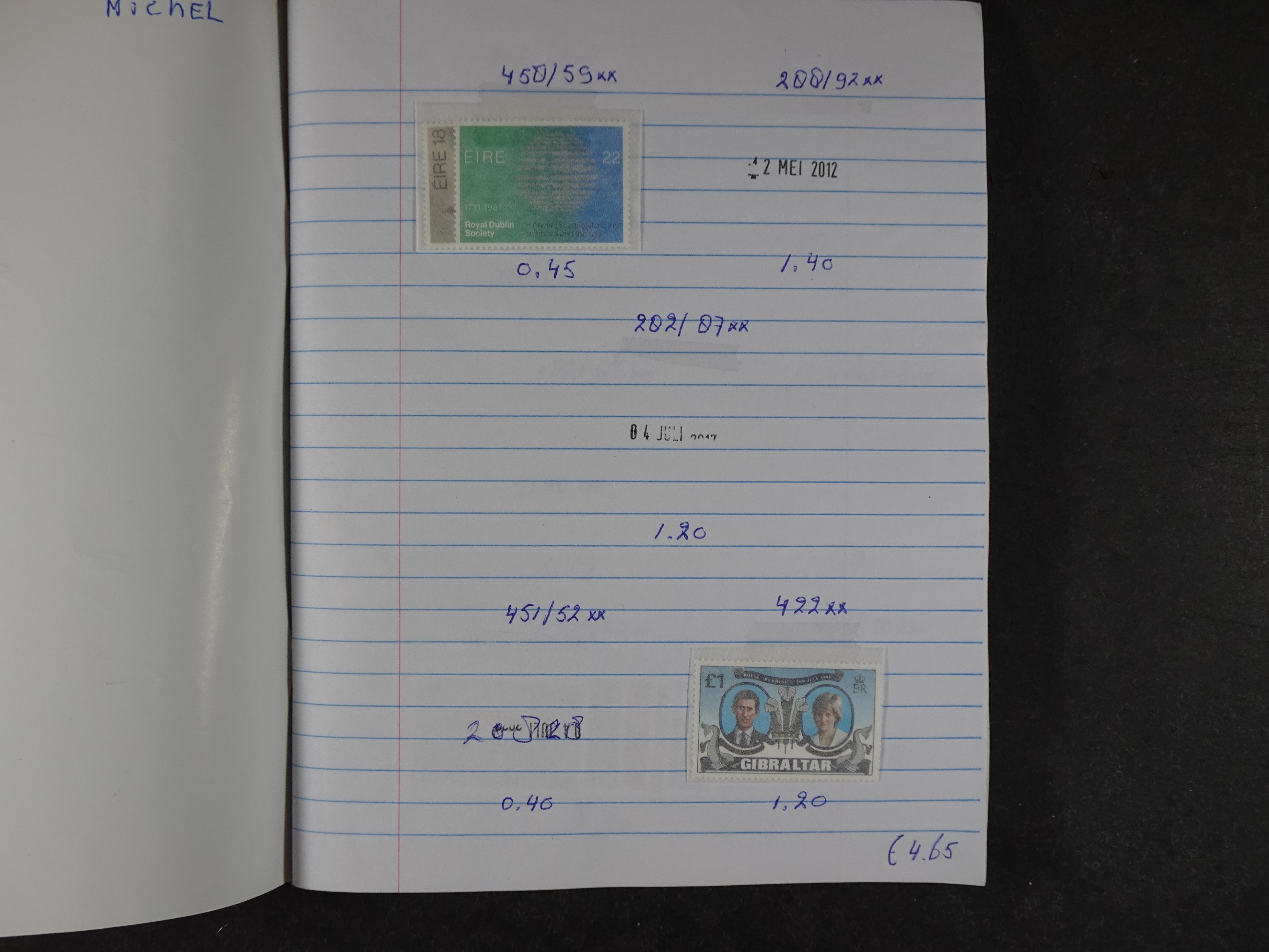 Mooie partij gelopen Rondzendboekjes.
Veel postfris.
Enorme restwaarde 750