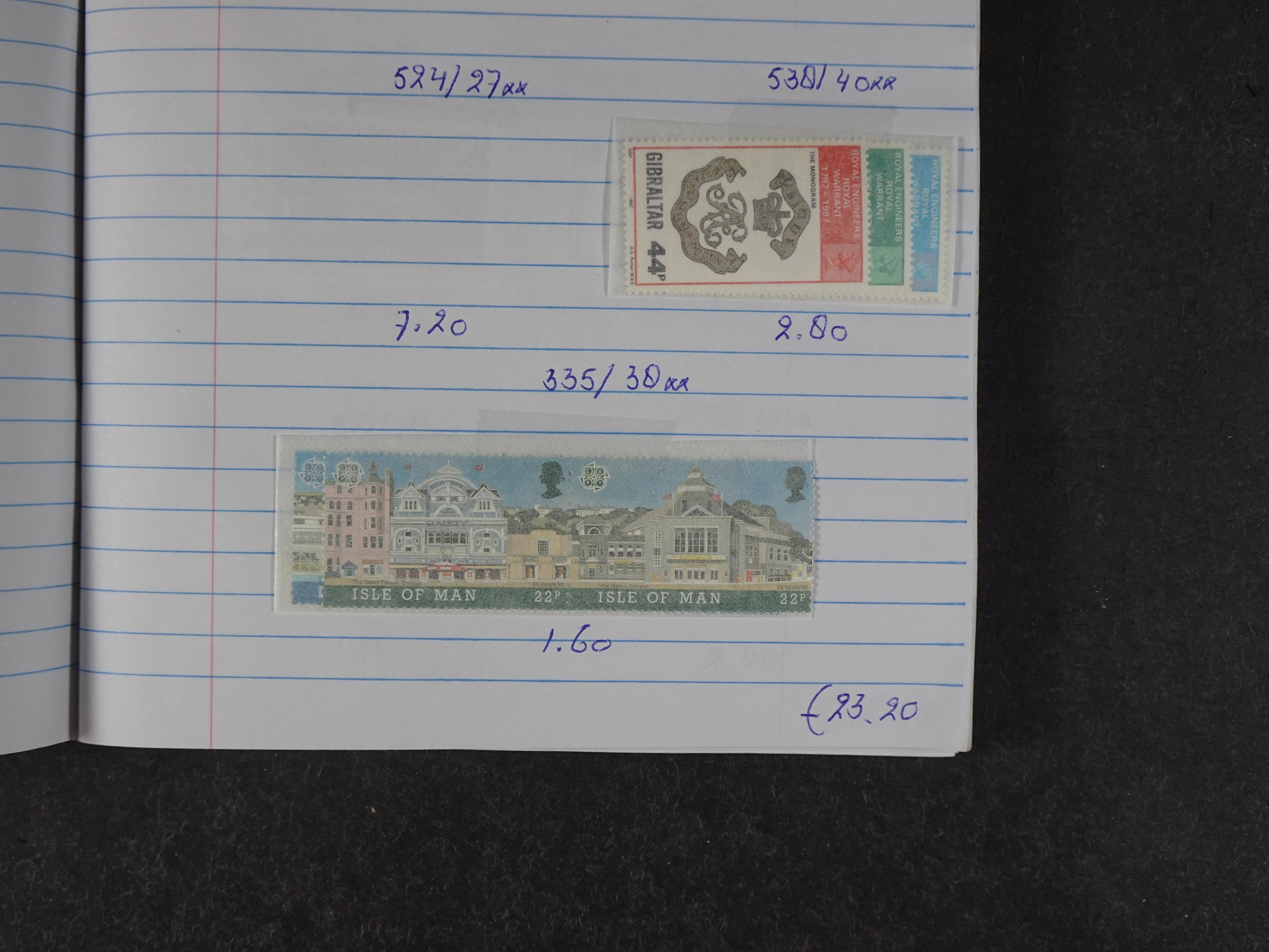 Mooie partij gelopen Rondzendboekjes.
Veel postfris.
Enorme restwaarde 752