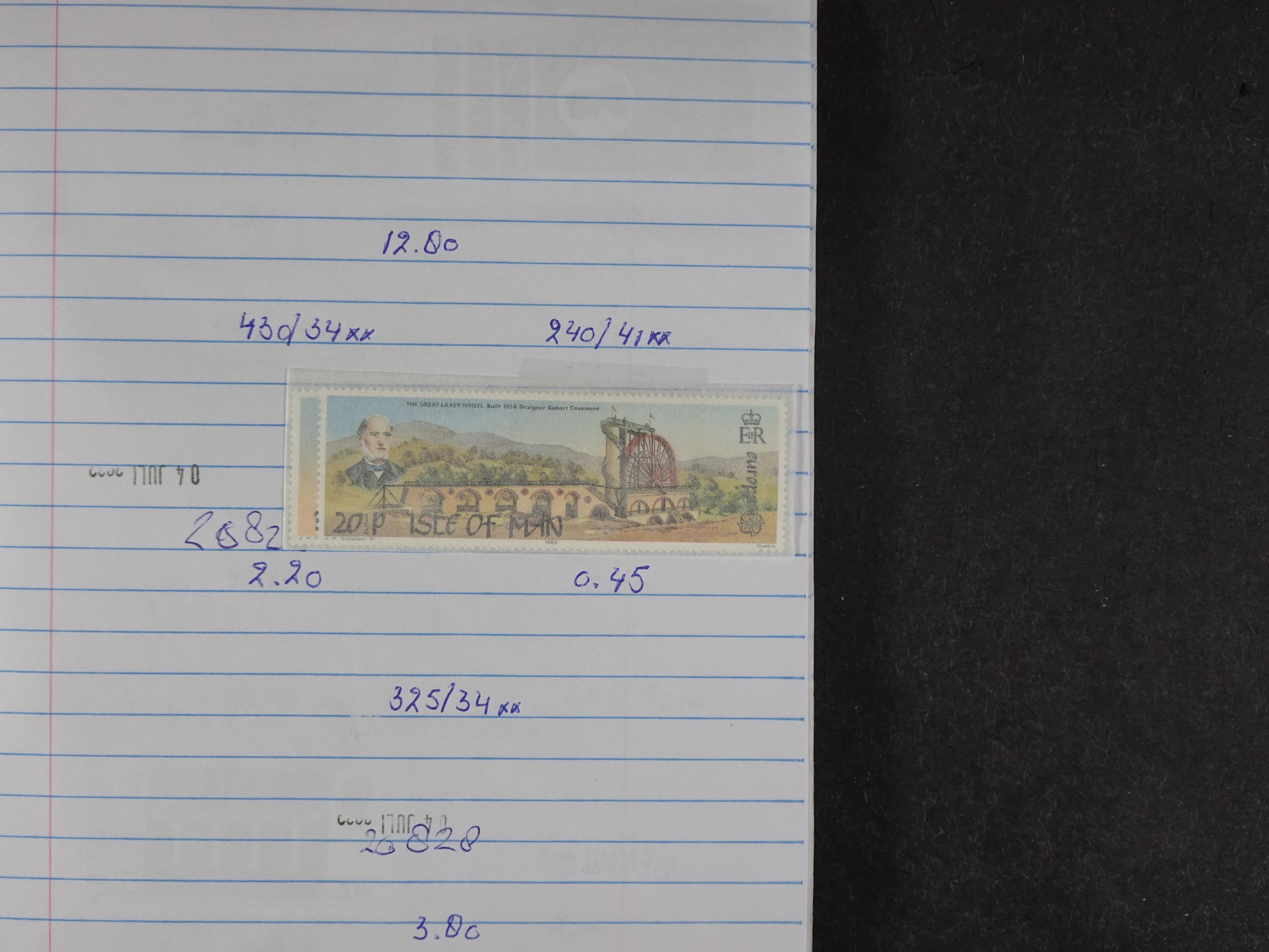 Mooie partij gelopen Rondzendboekjes.
Veel postfris.
Enorme restwaarde 754