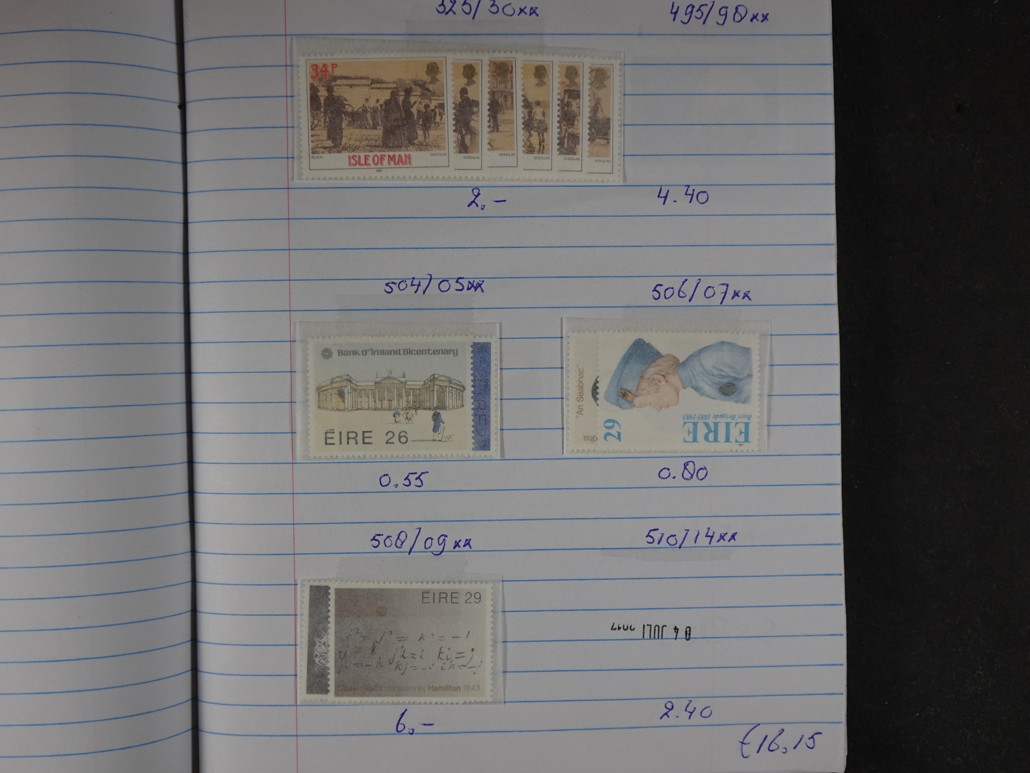 Mooie partij gelopen Rondzendboekjes.
Veel postfris.
Enorme restwaarde 757