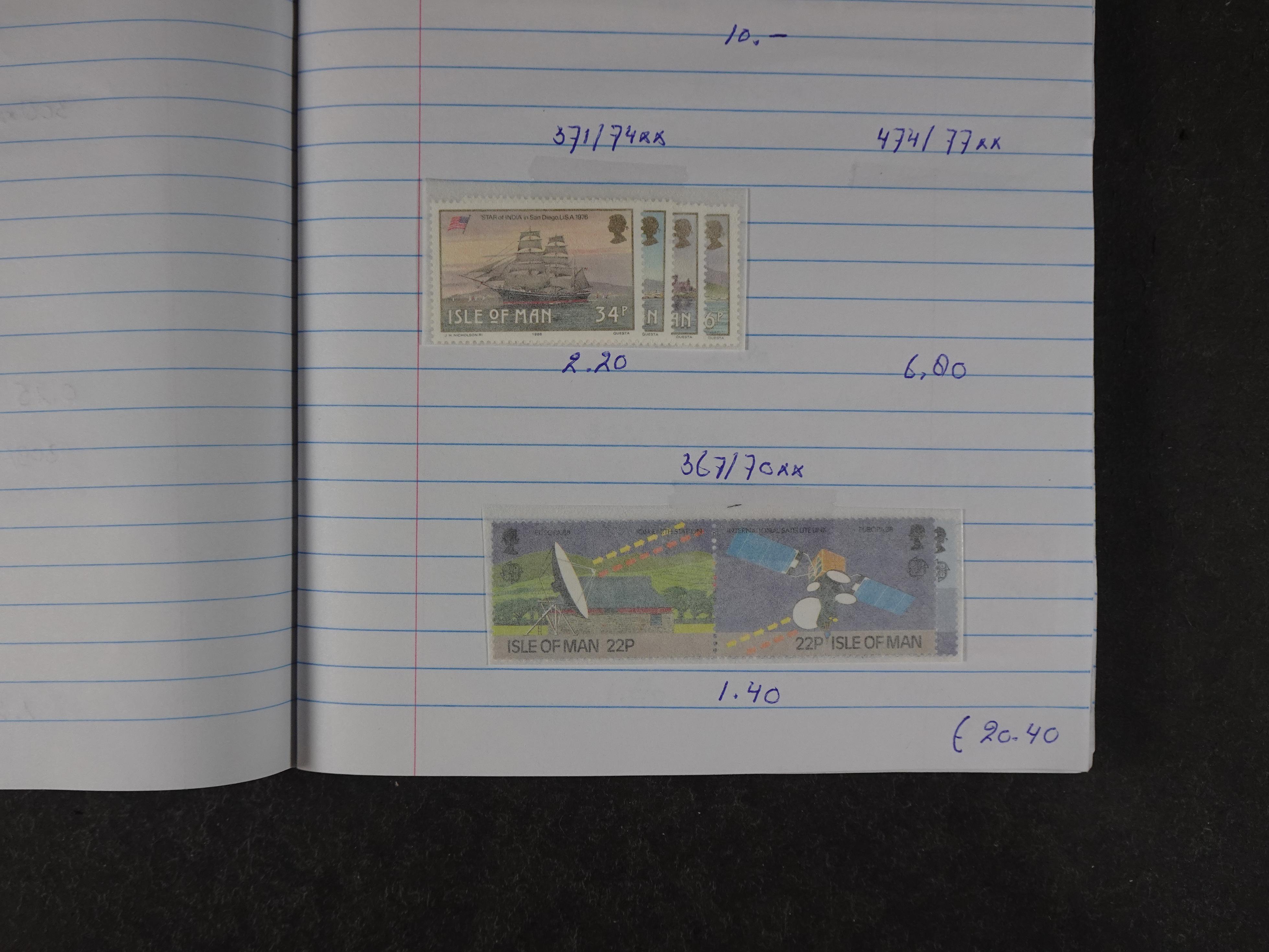 Mooie partij gelopen Rondzendboekjes.
Veel postfris.
Enorme restwaarde 760