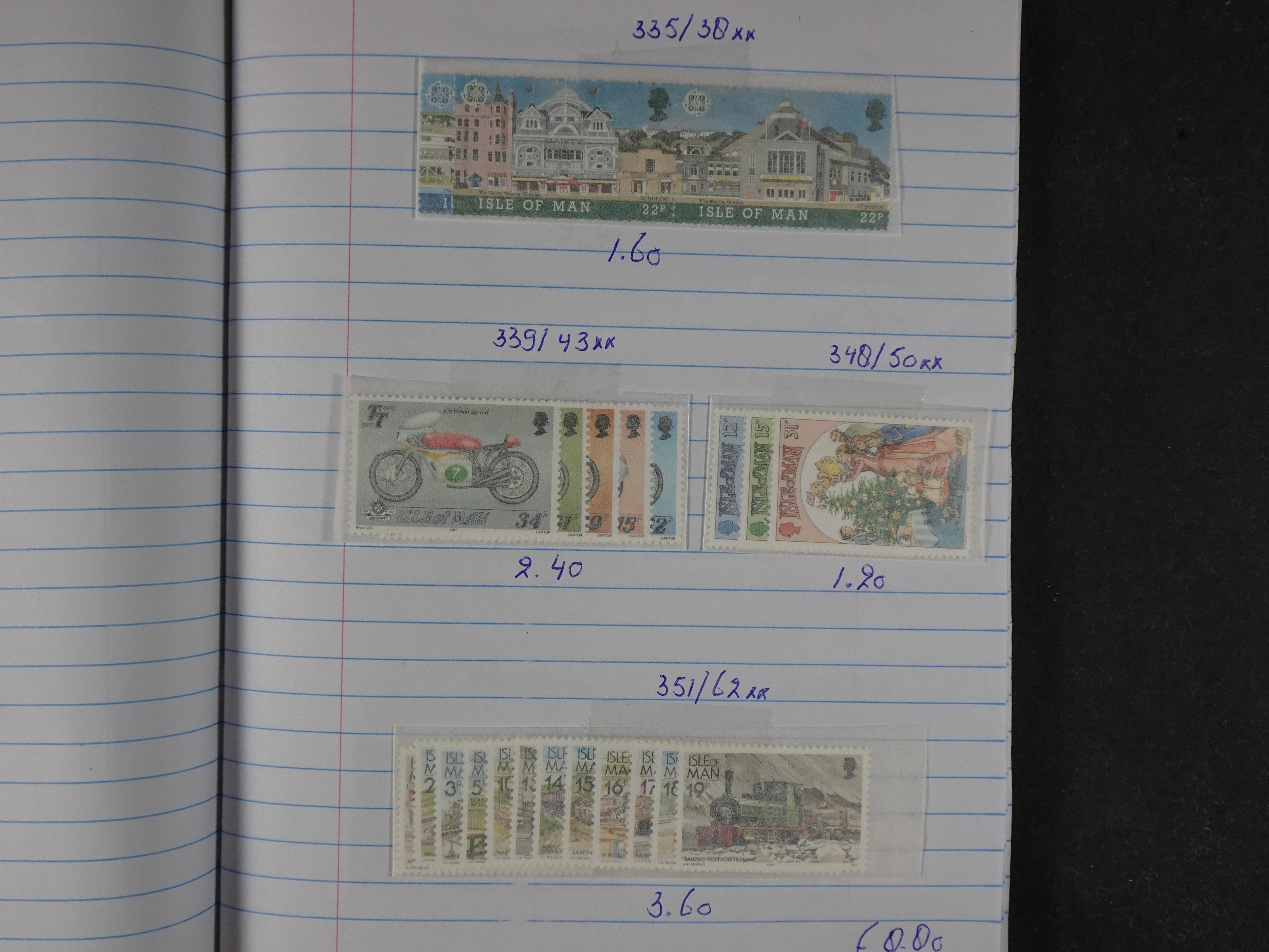 Mooie partij gelopen Rondzendboekjes.
Veel postfris.
Enorme restwaarde 764