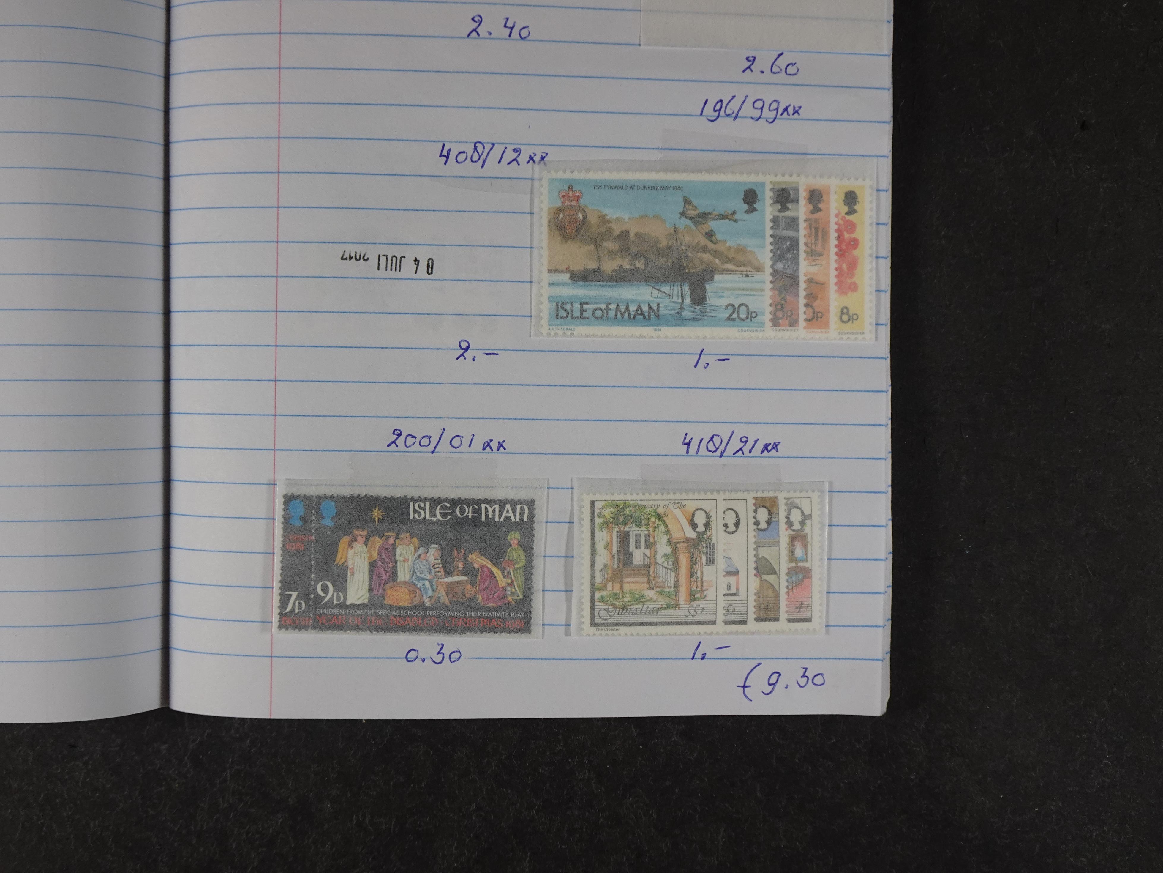 Mooie partij gelopen Rondzendboekjes.
Veel postfris.
Enorme restwaarde 765