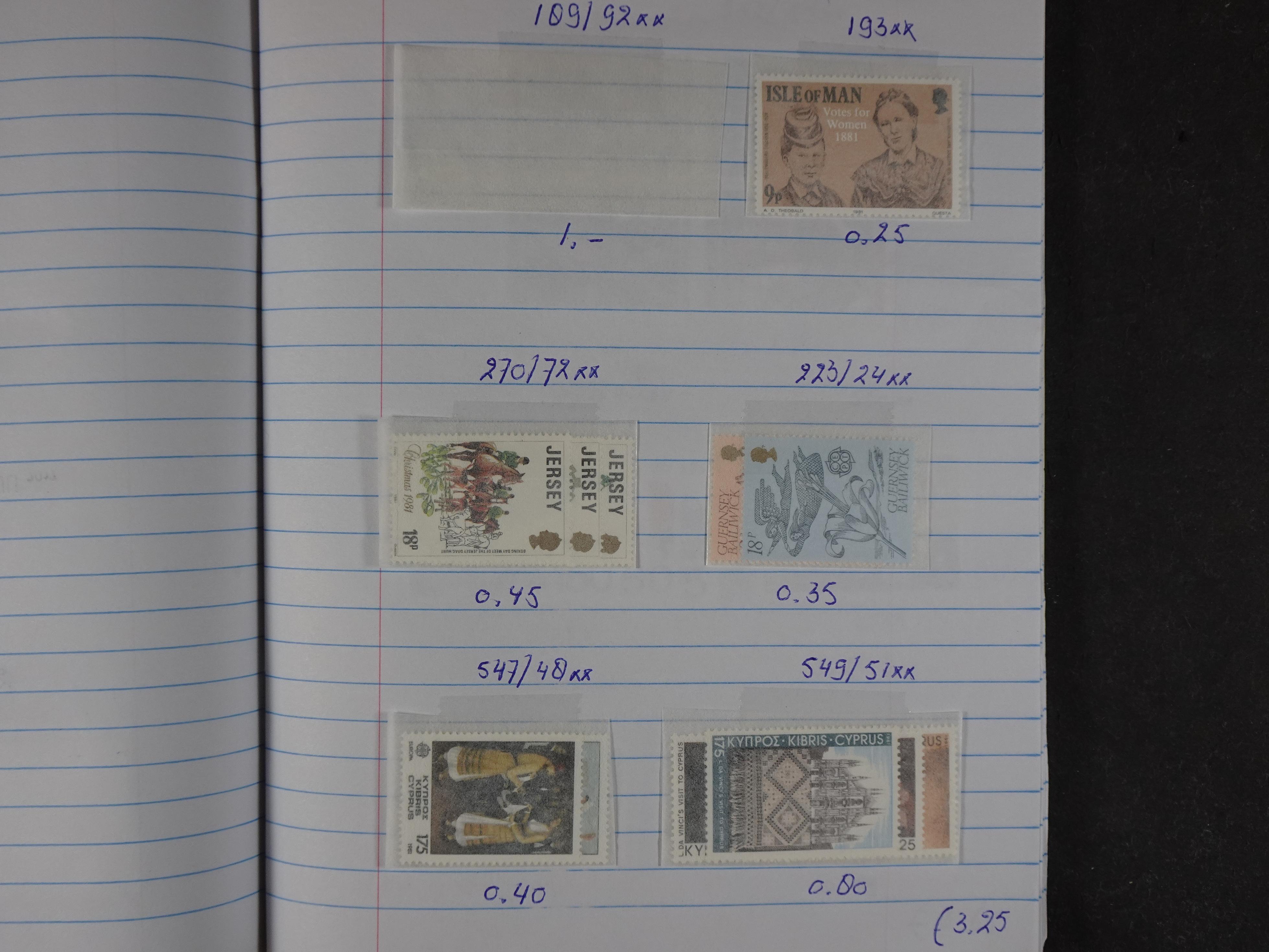 Mooie partij gelopen Rondzendboekjes.
Veel postfris.
Enorme restwaarde 766