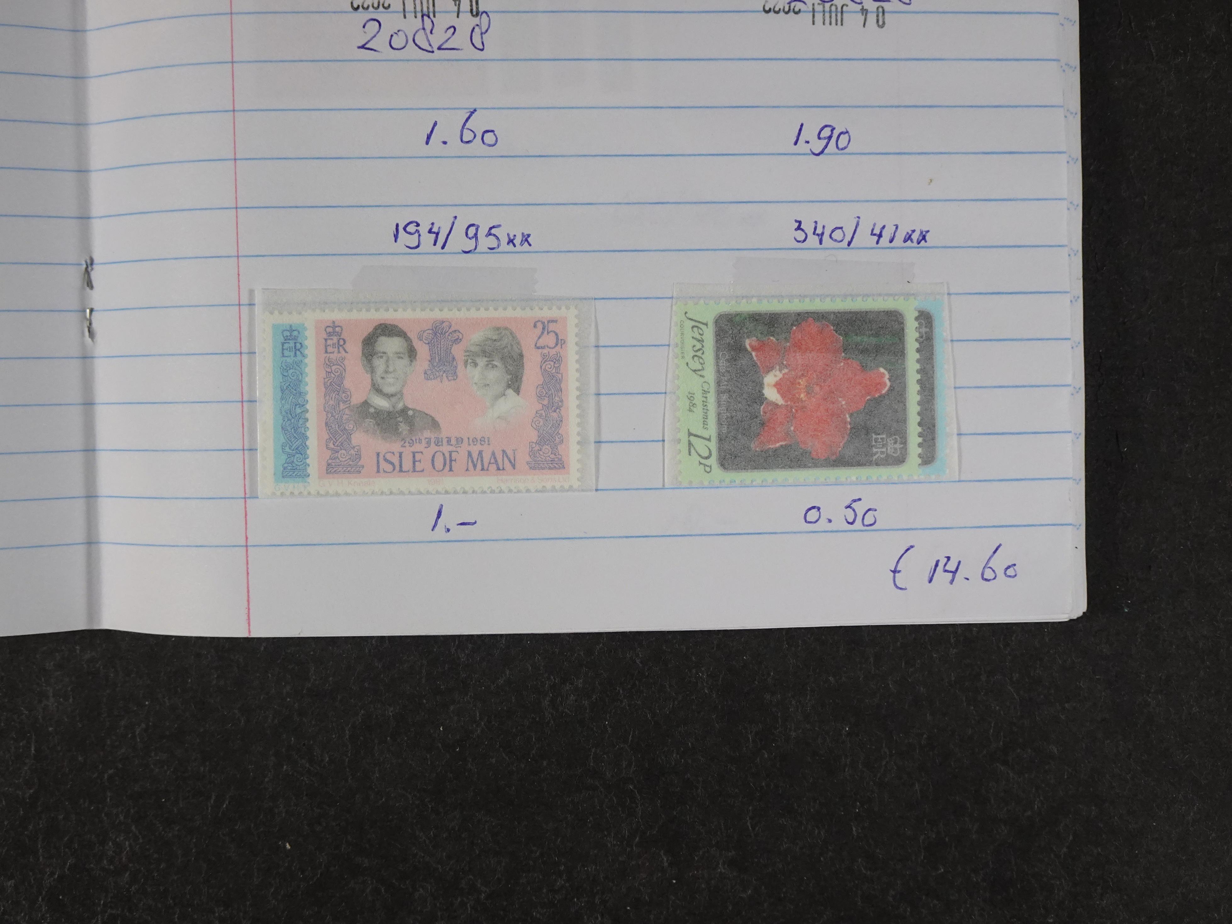 Mooie partij gelopen Rondzendboekjes.
Veel postfris.
Enorme restwaarde 769