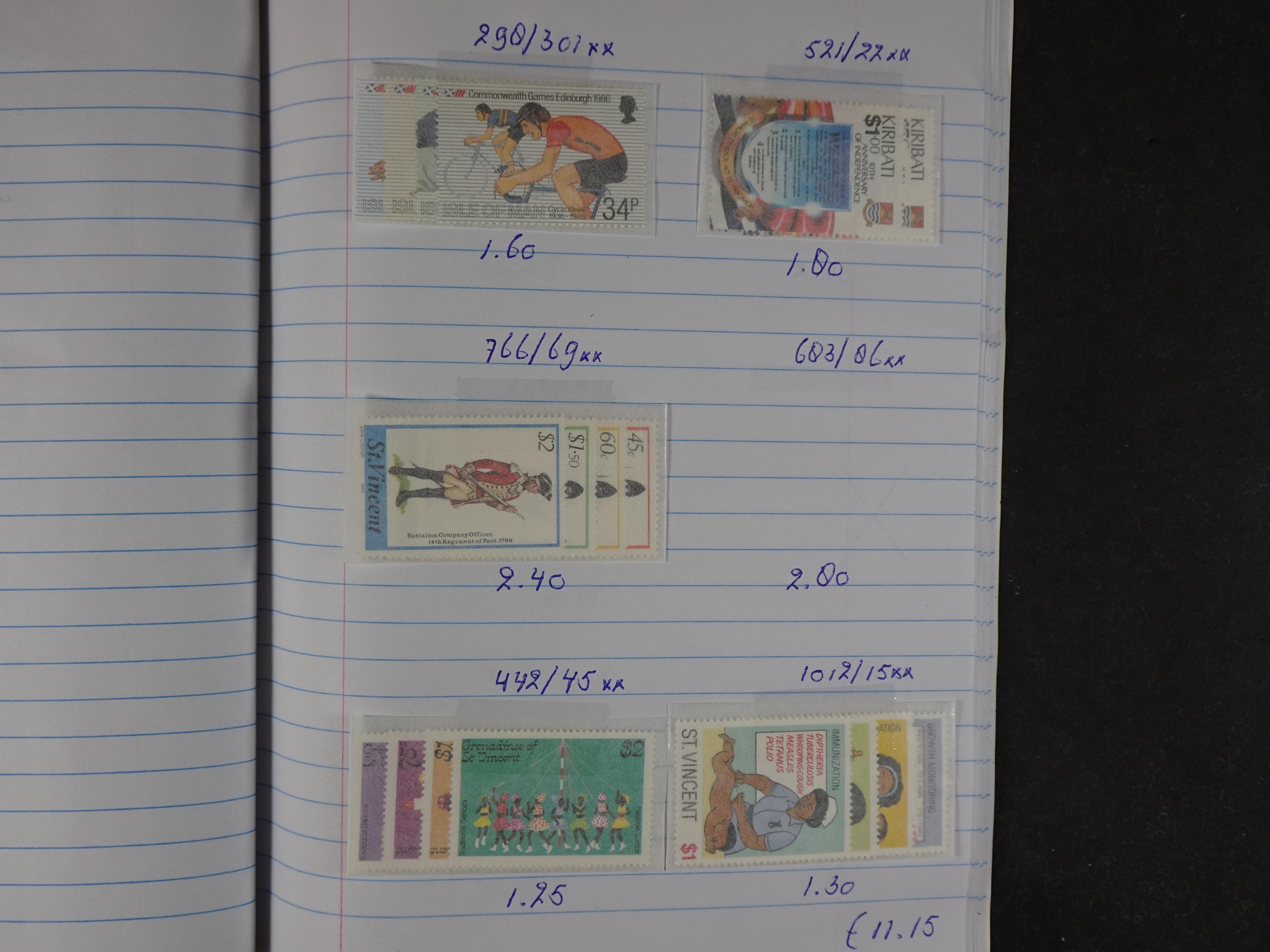 Mooie partij gelopen Rondzendboekjes.
Veel postfris.
Enorme restwaarde 776