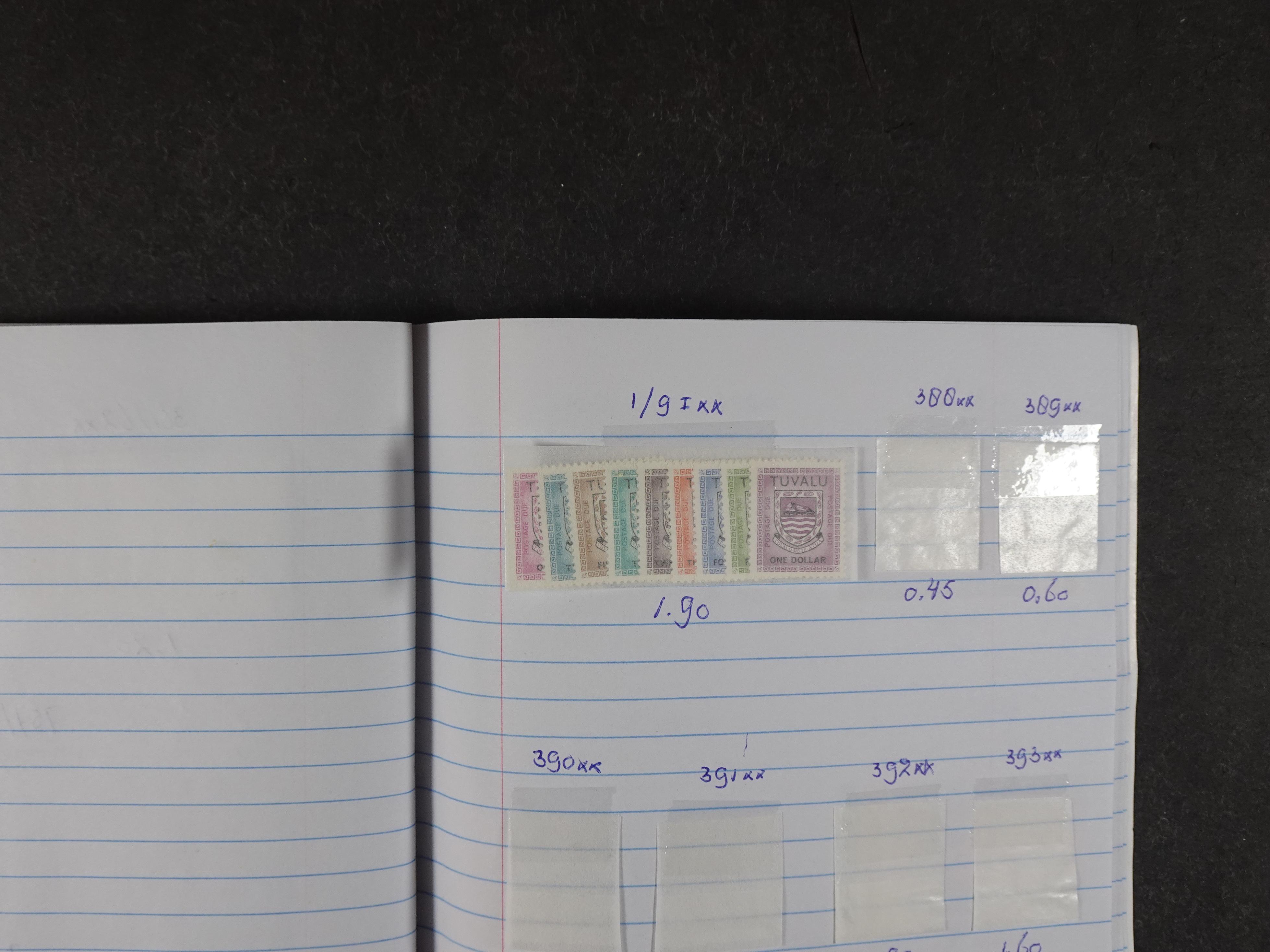 Mooie partij gelopen Rondzendboekjes.
Veel postfris.
Enorme restwaarde 784