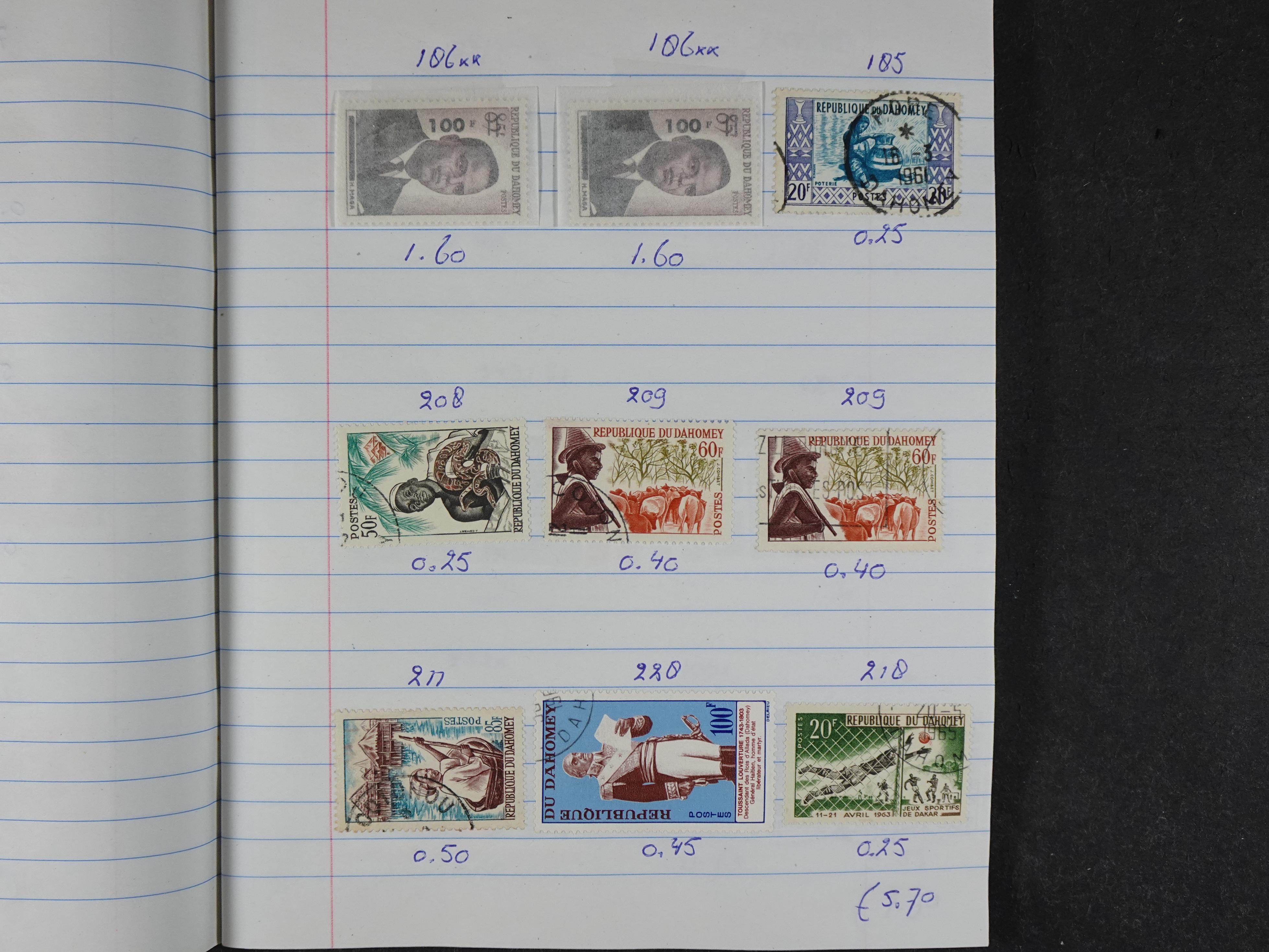 Mooie partij gelopen Rondzendboekjes.
Veel postfris.
Enorme restwaarde 794