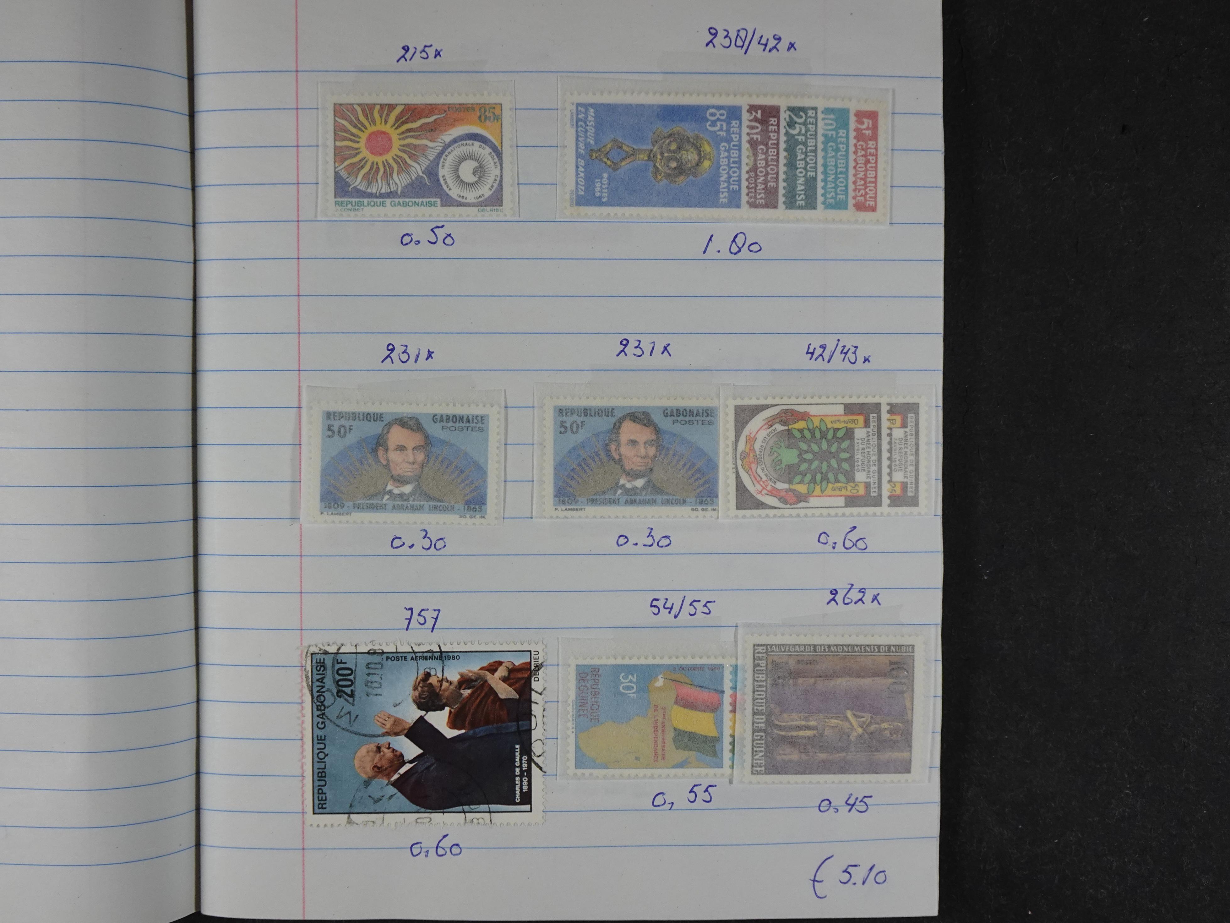 Mooie partij gelopen Rondzendboekjes.
Veel postfris.
Enorme restwaarde 799