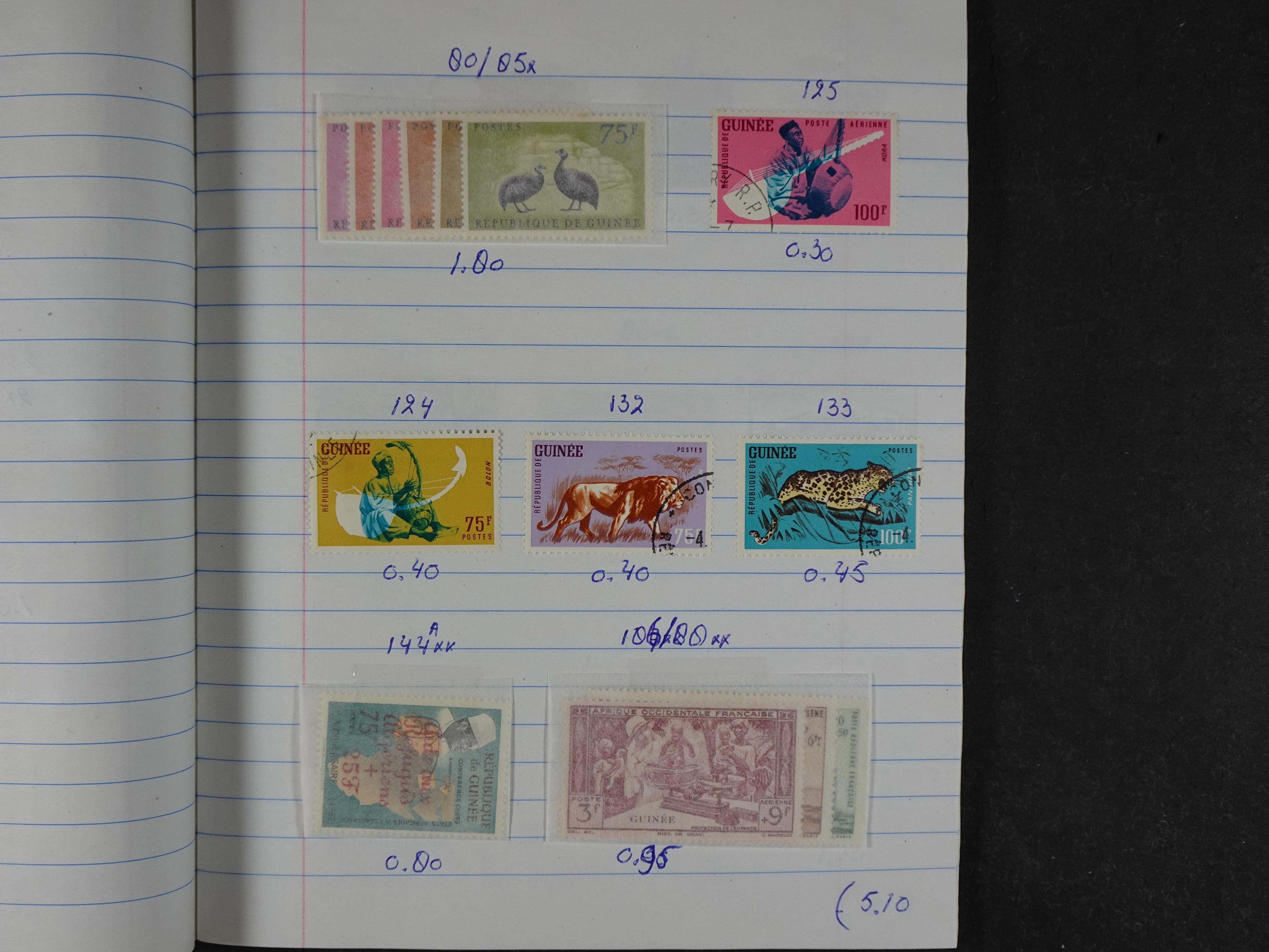 Mooie partij gelopen Rondzendboekjes.
Veel postfris.
Enorme restwaarde 801