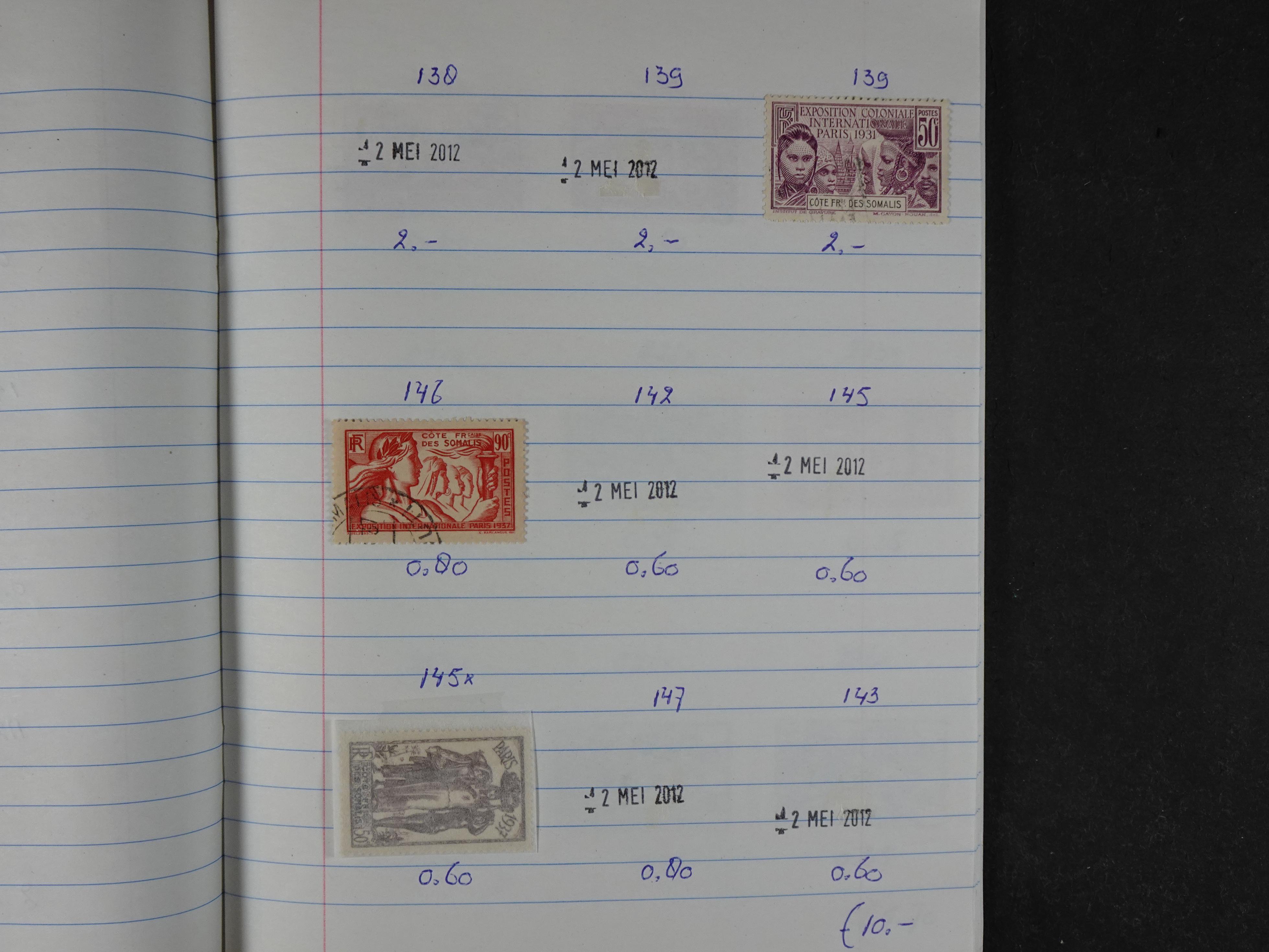 Mooie partij gelopen Rondzendboekjes.
Veel postfris.
Enorme restwaarde 805