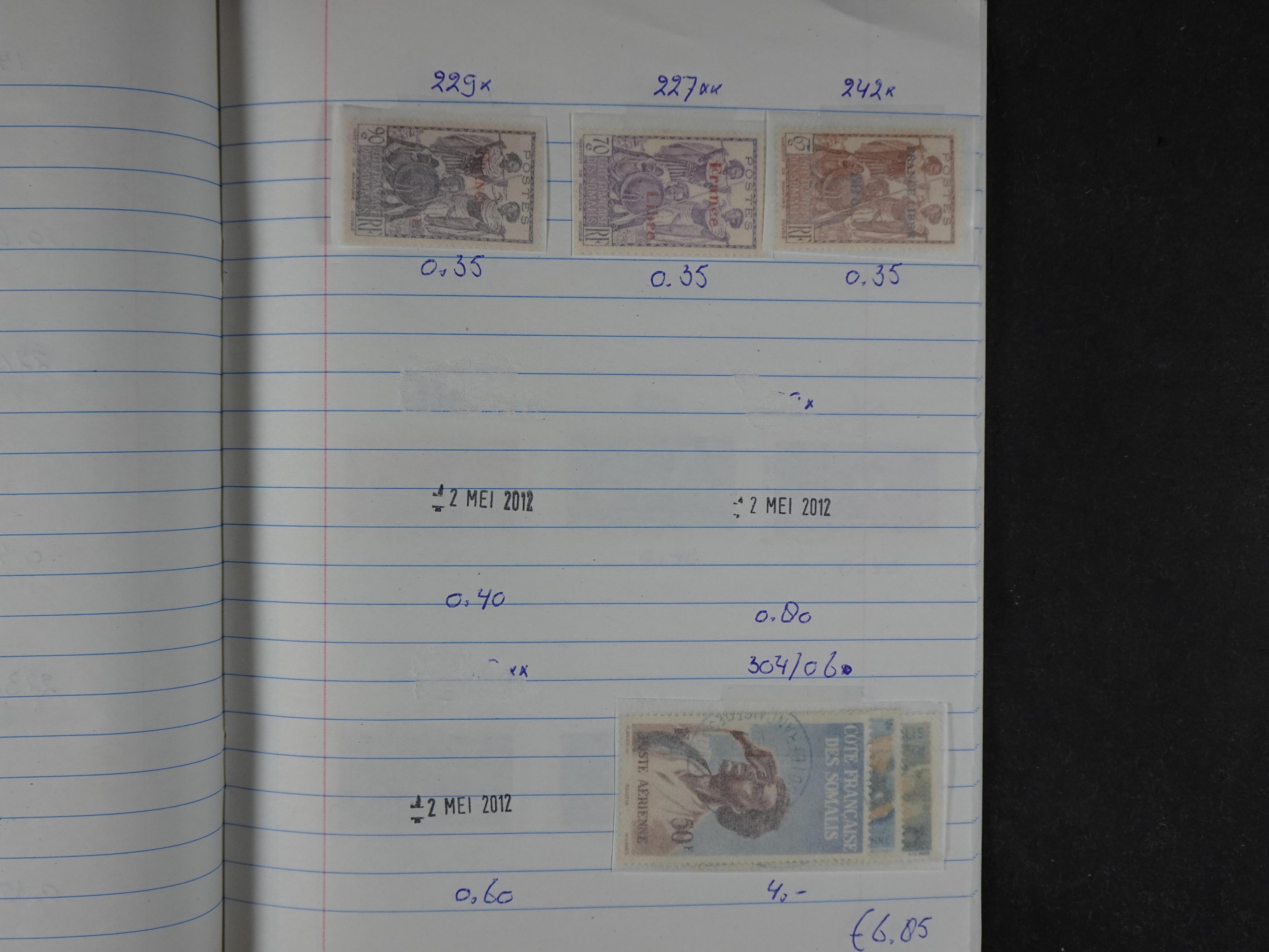 Mooie partij gelopen Rondzendboekjes.
Veel postfris.
Enorme restwaarde 807