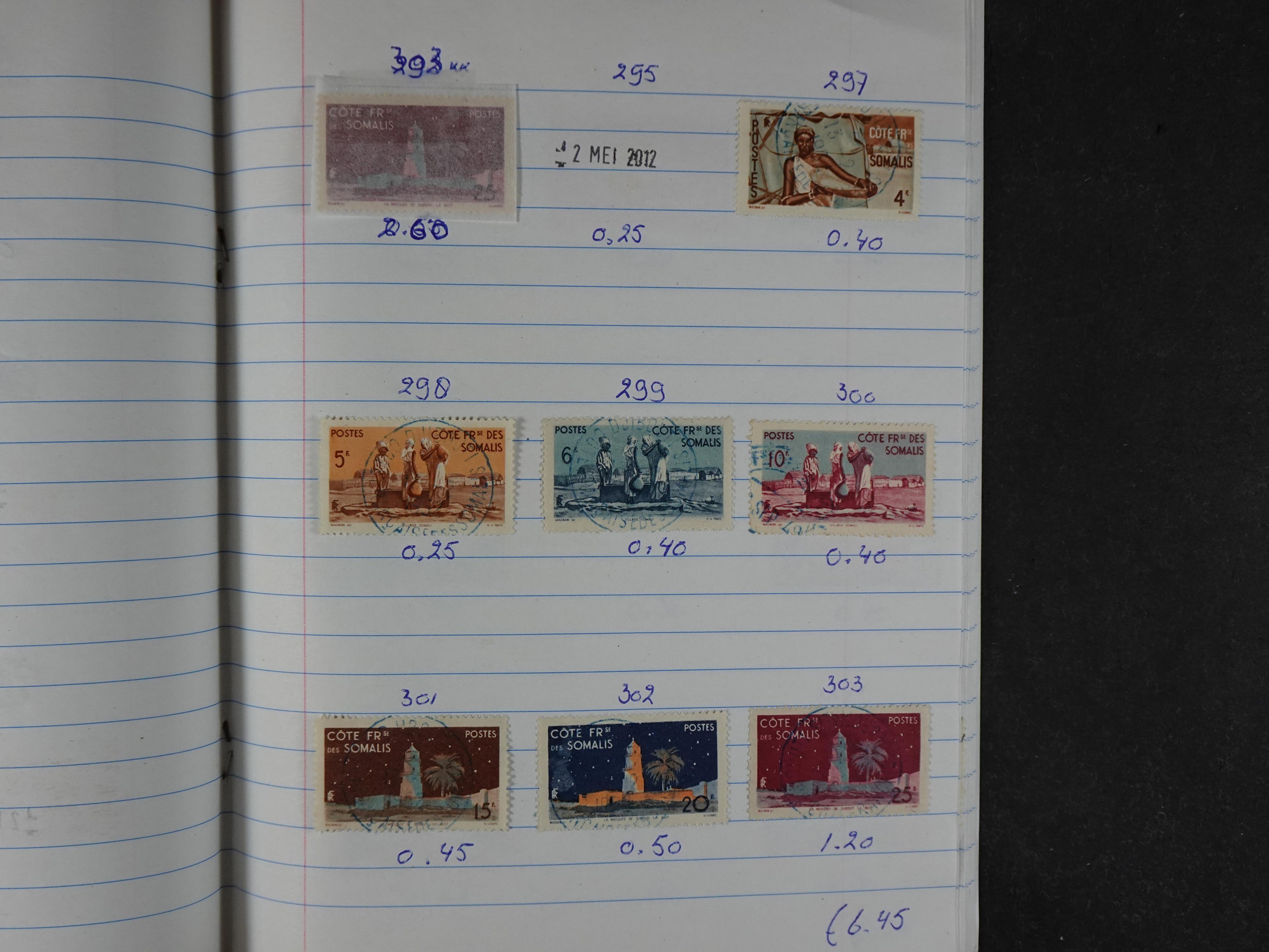 Mooie partij gelopen Rondzendboekjes.
Veel postfris.
Enorme restwaarde 808