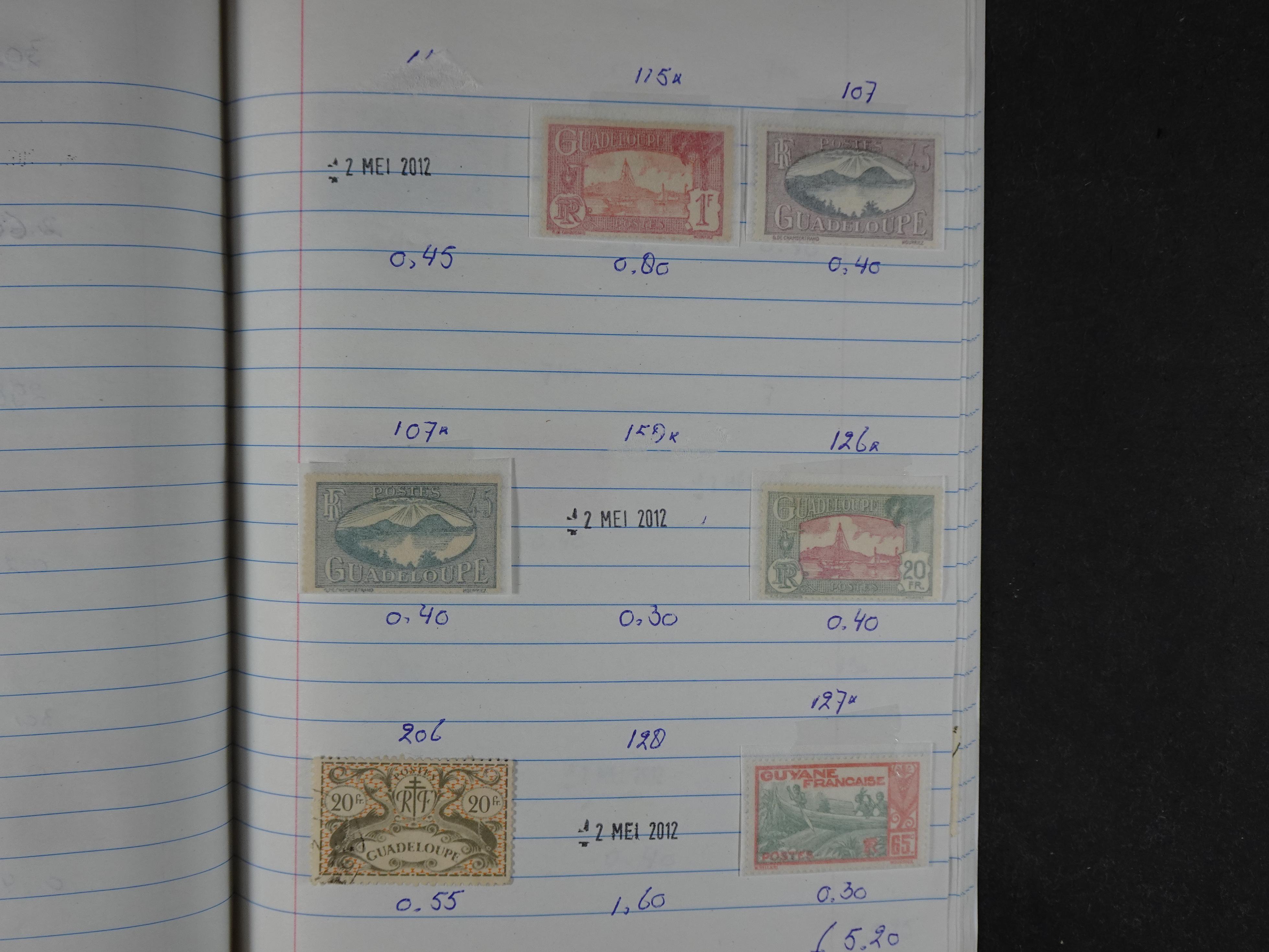 Mooie partij gelopen Rondzendboekjes.
Veel postfris.
Enorme restwaarde 809