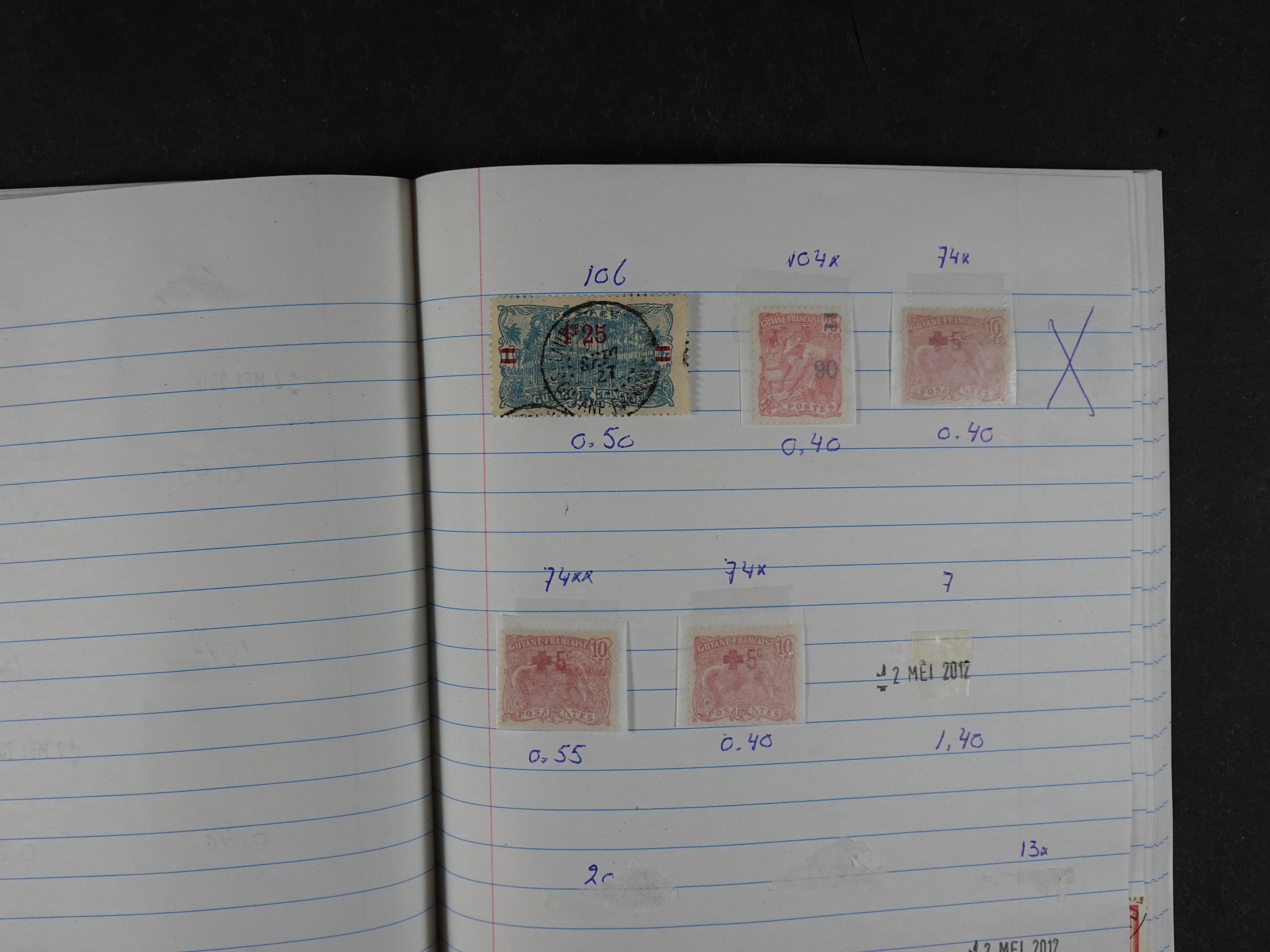 Mooie partij gelopen Rondzendboekjes.
Veel postfris.
Enorme restwaarde 810