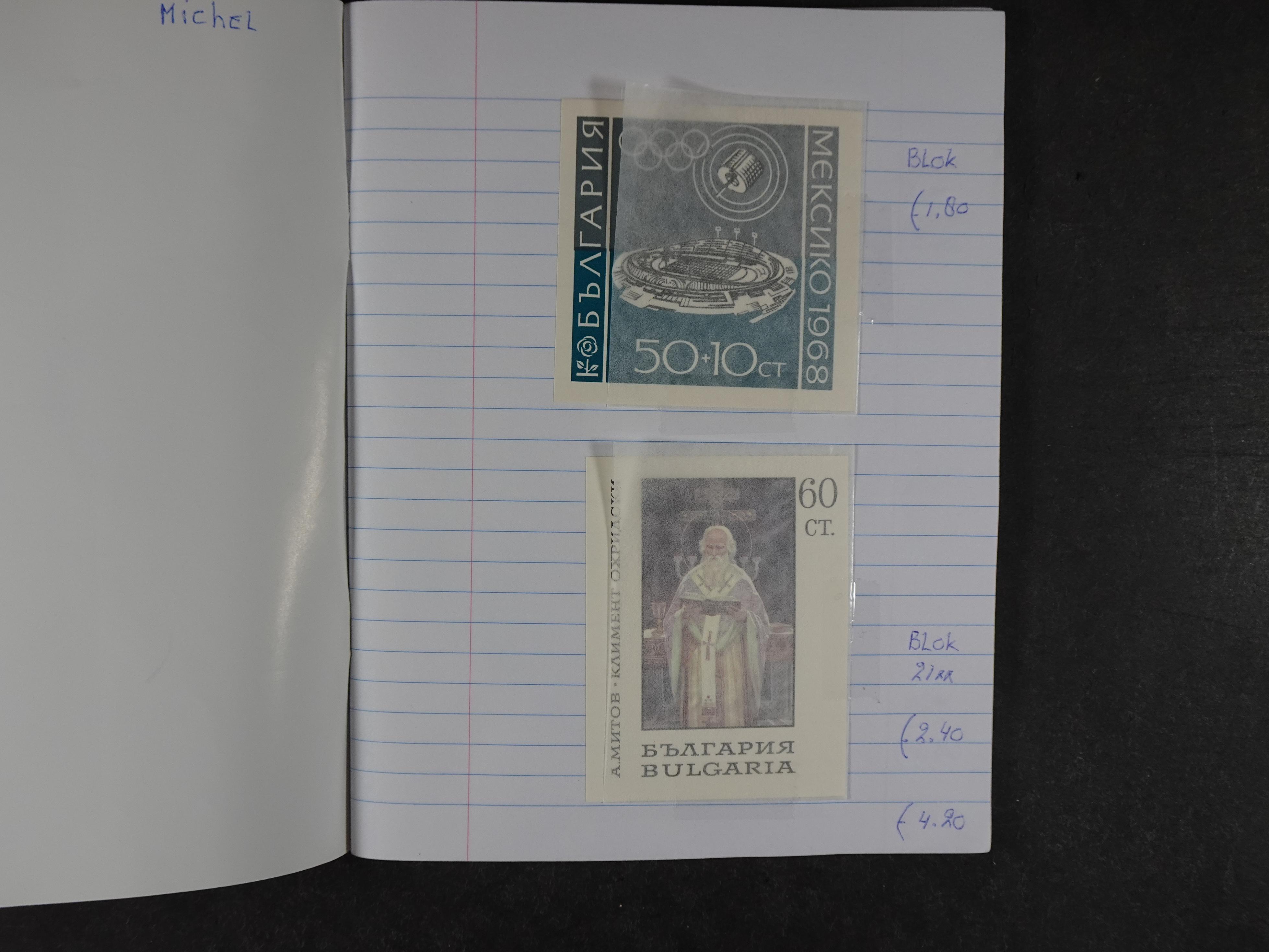 Mooie partij gelopen Rondzendboekjes.
Veel postfris.
Enorme restwaarde 828