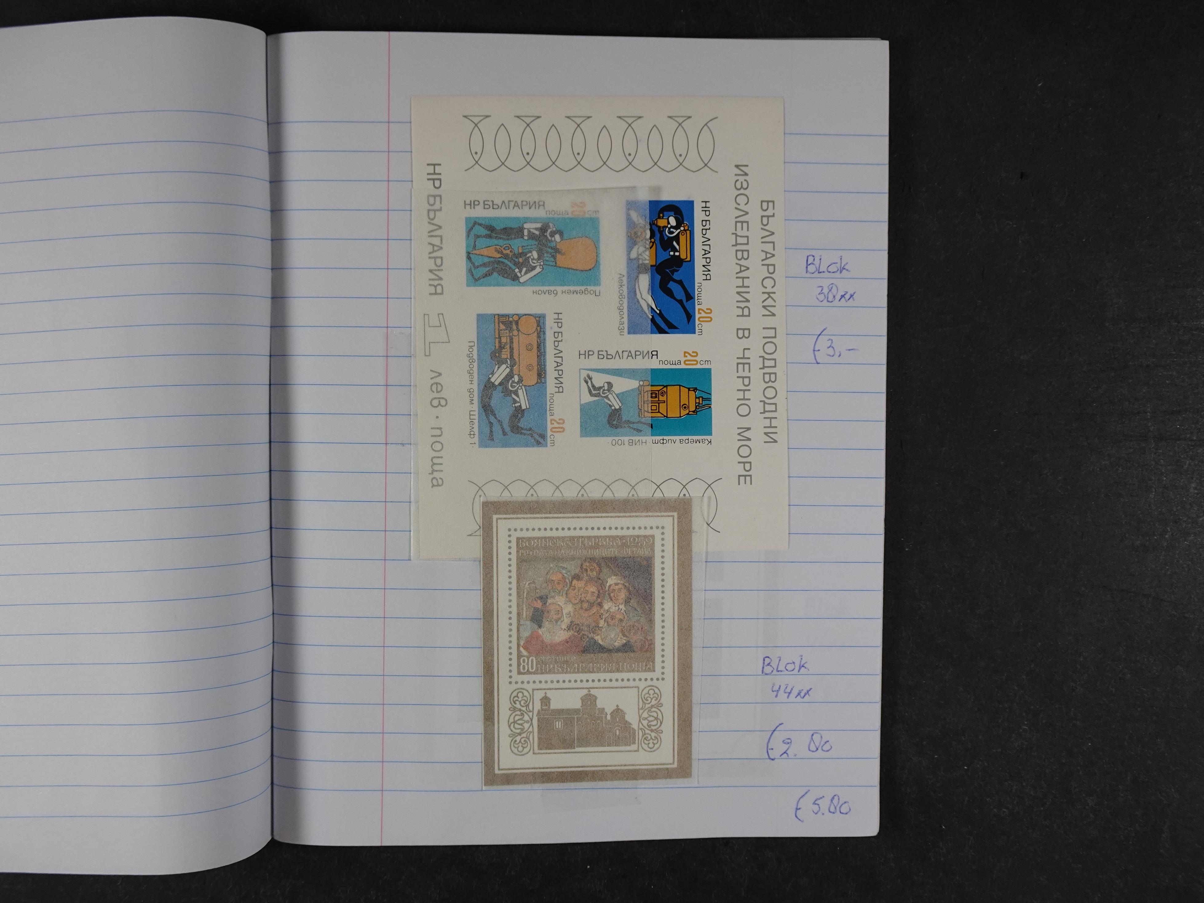 Mooie partij gelopen Rondzendboekjes.
Veel postfris.
Enorme restwaarde 833