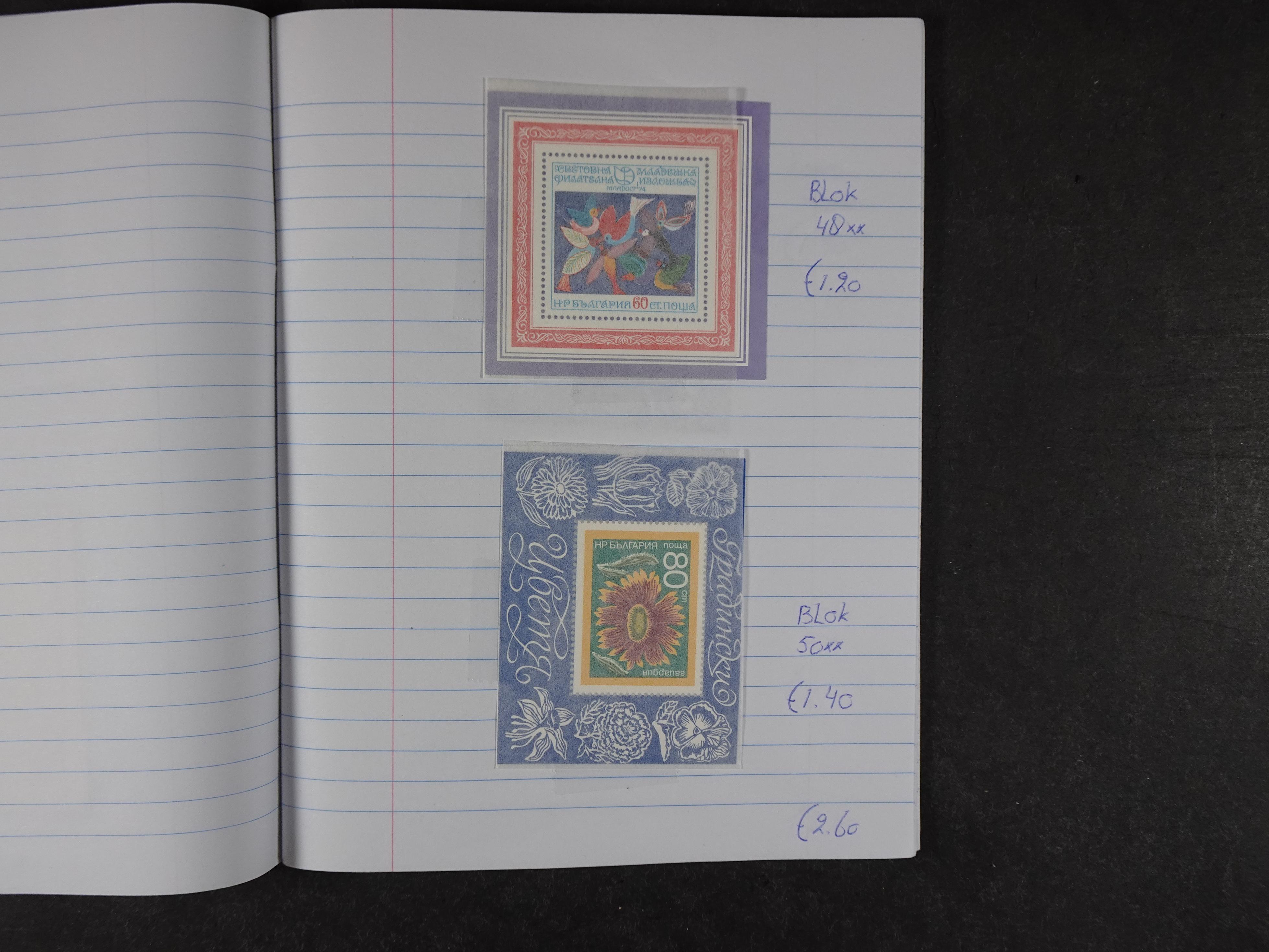 Mooie partij gelopen Rondzendboekjes.
Veel postfris.
Enorme restwaarde 837