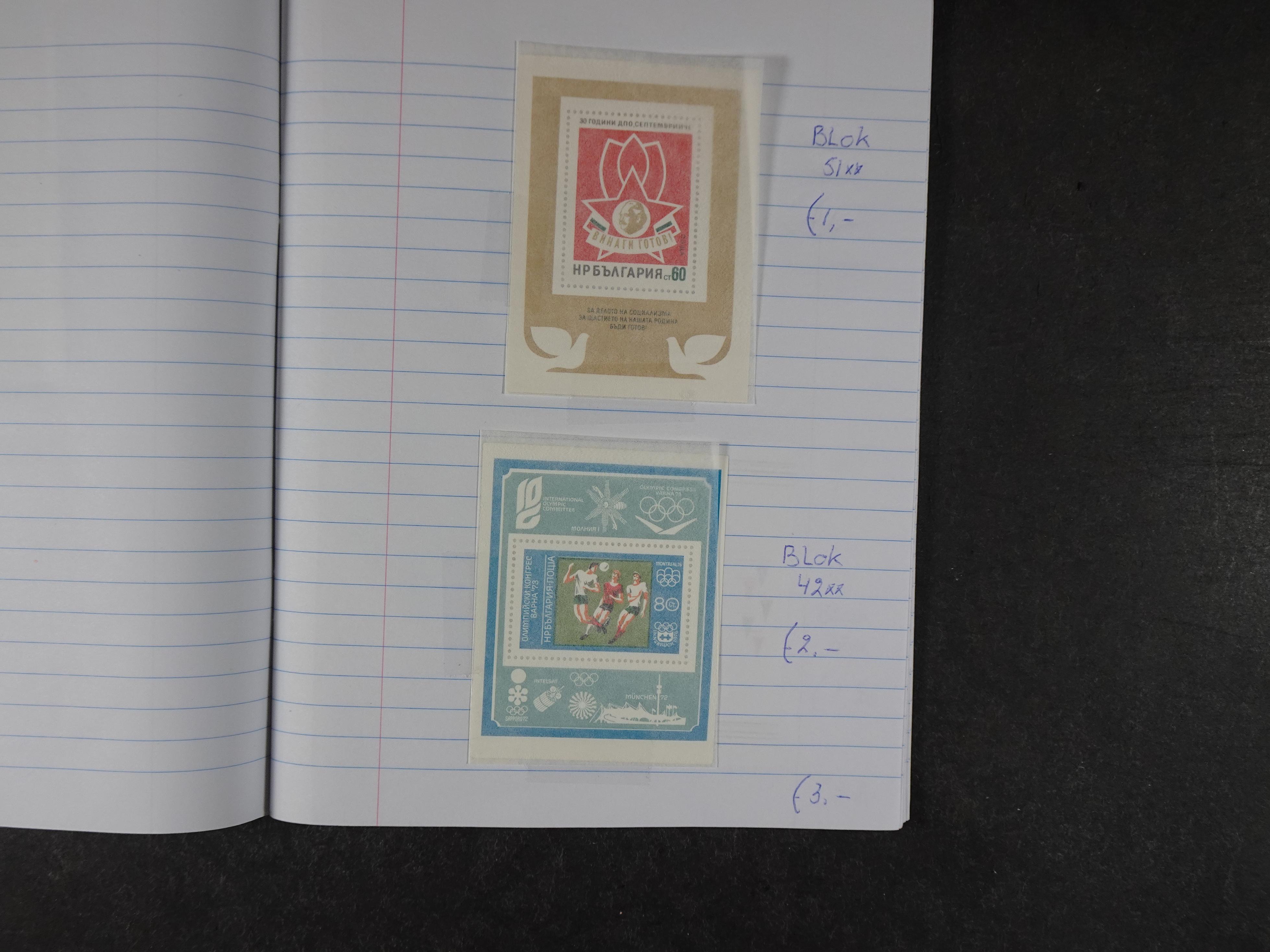 Mooie partij gelopen Rondzendboekjes.
Veel postfris.
Enorme restwaarde 839