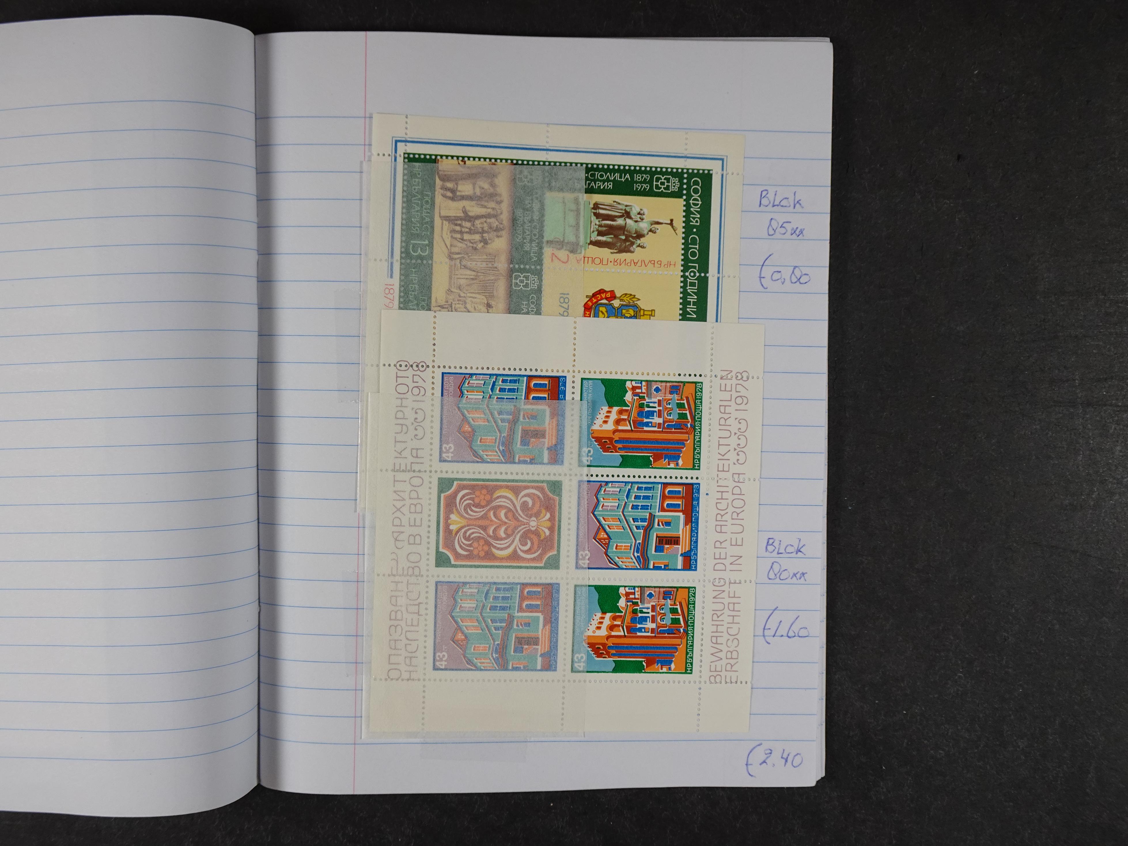 Mooie partij gelopen Rondzendboekjes.
Veel postfris.
Enorme restwaarde 842