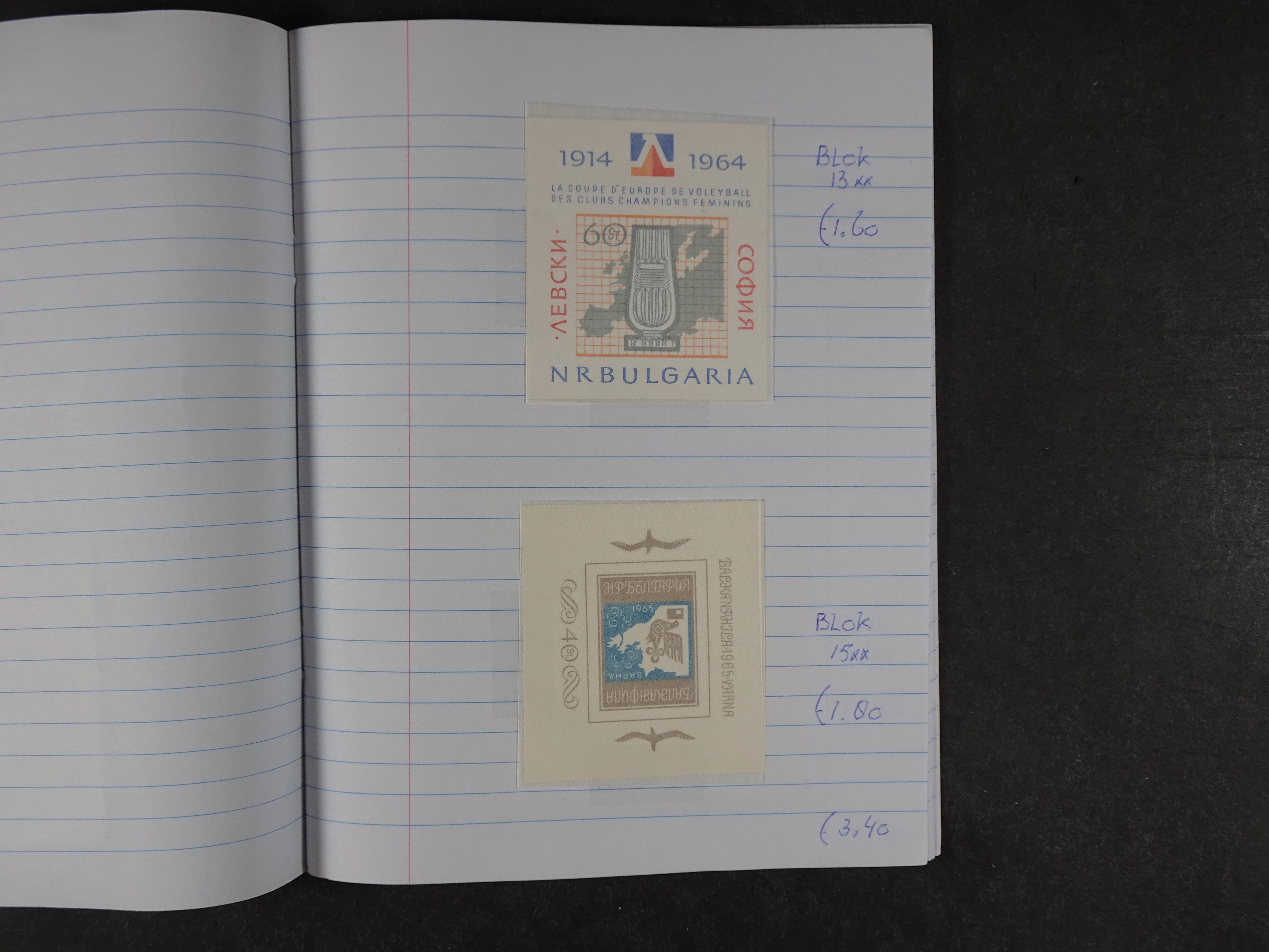 Mooie partij gelopen Rondzendboekjes.
Veel postfris.
Enorme restwaarde 844