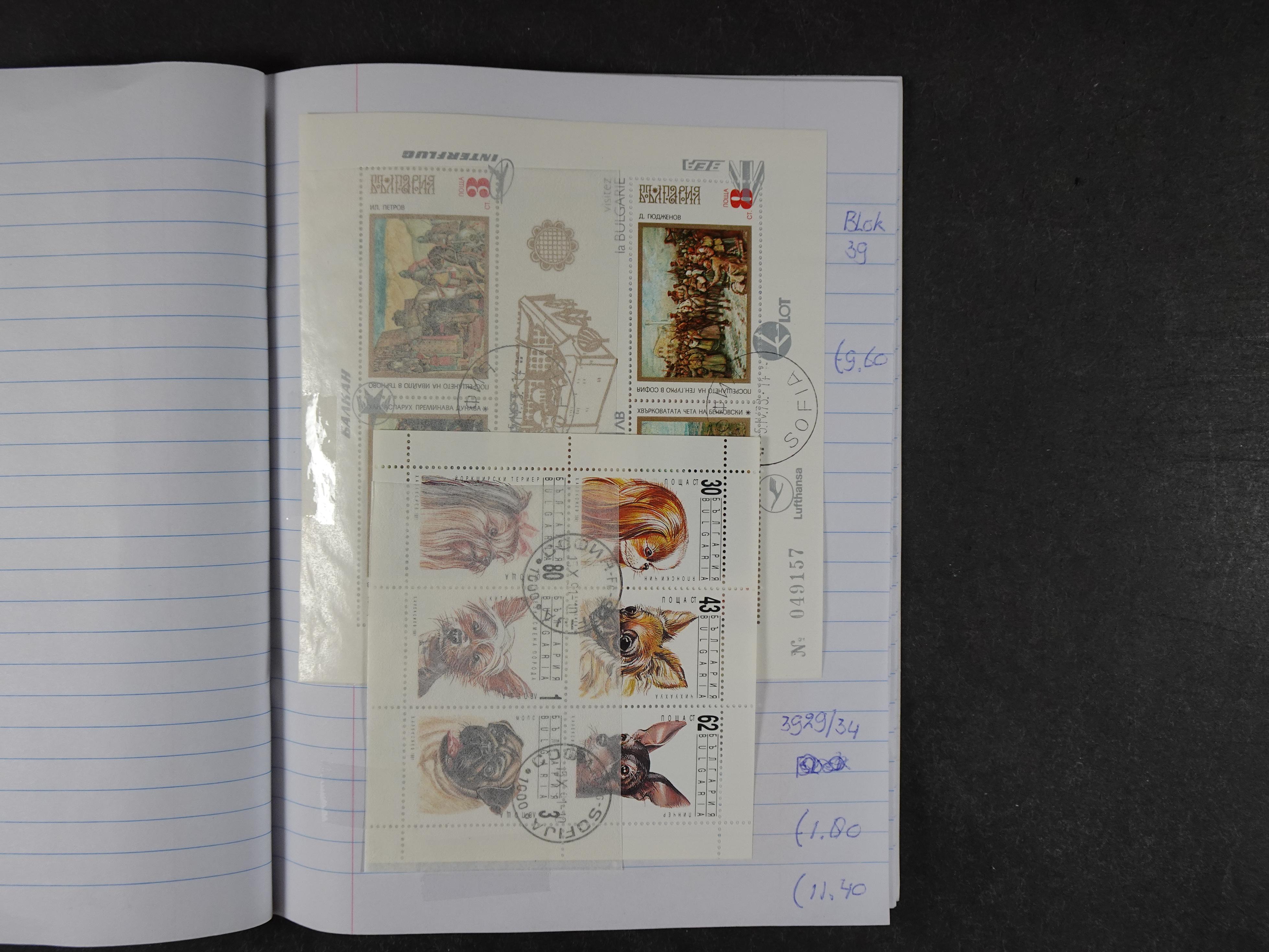 Mooie partij gelopen Rondzendboekjes.
Veel postfris.
Enorme restwaarde 849